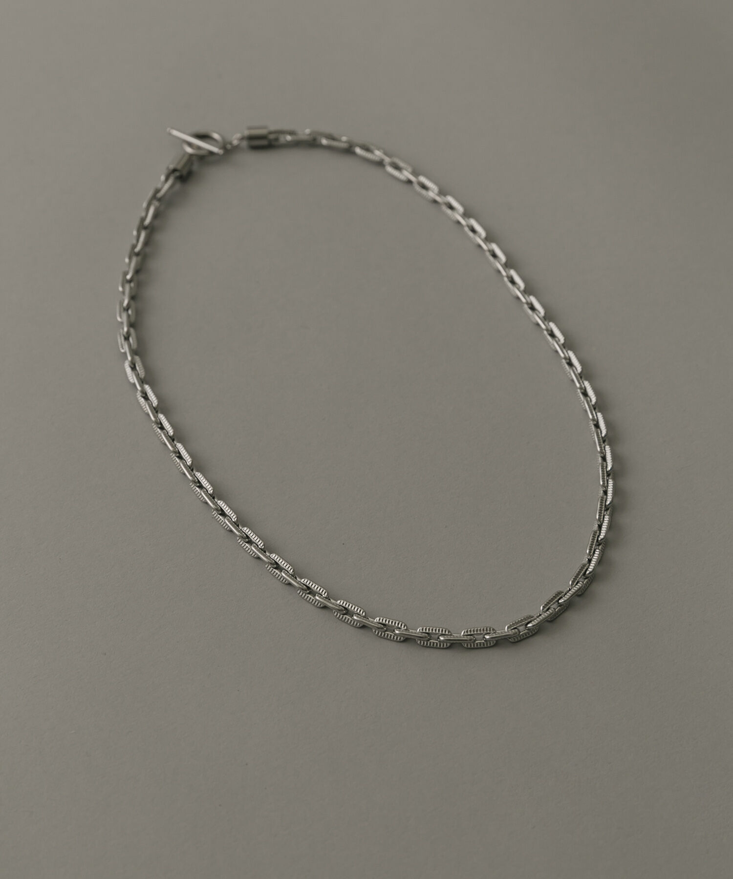 SMELLY「ステンレスデザインチェーンマンテルネックレス」|ネックレス|