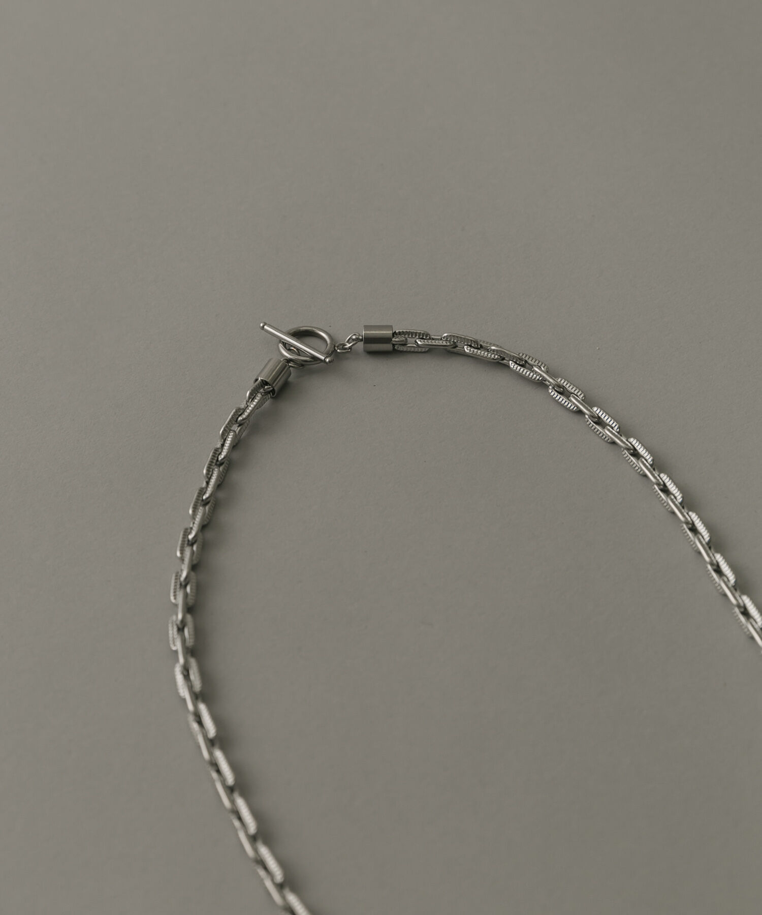 SMELLY「ステンレスデザインチェーンマンテルネックレス」|ネックレス|