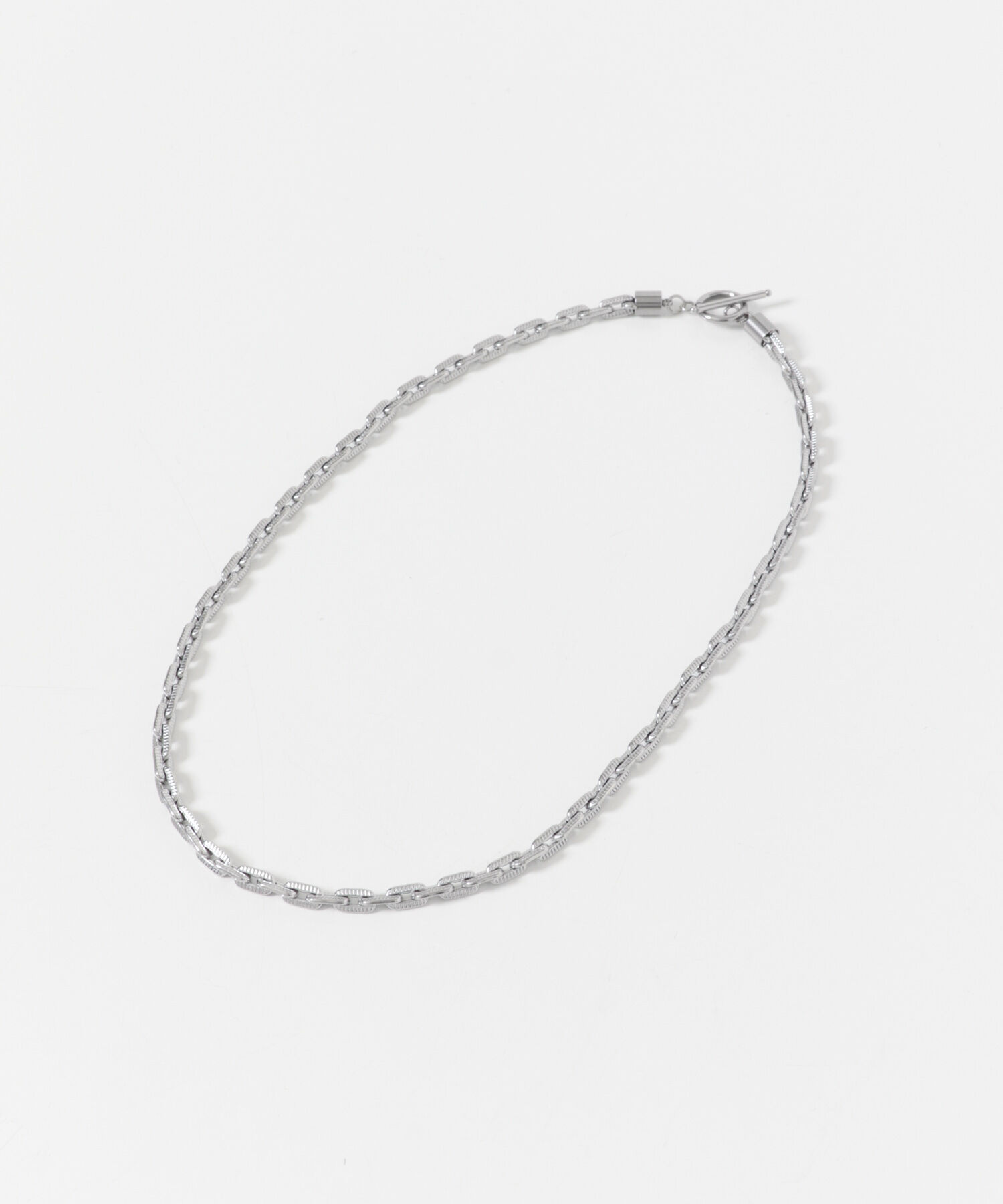 SMELLY「ステンレスデザインチェーンマンテルネックレス」|ネックレス|