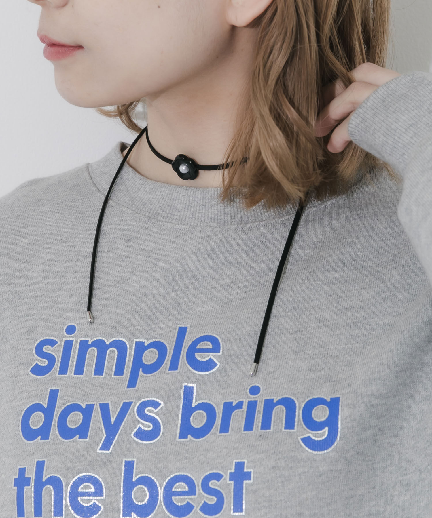 SMELLY「フラワートップチョーカーネックレス」|ネックレス|