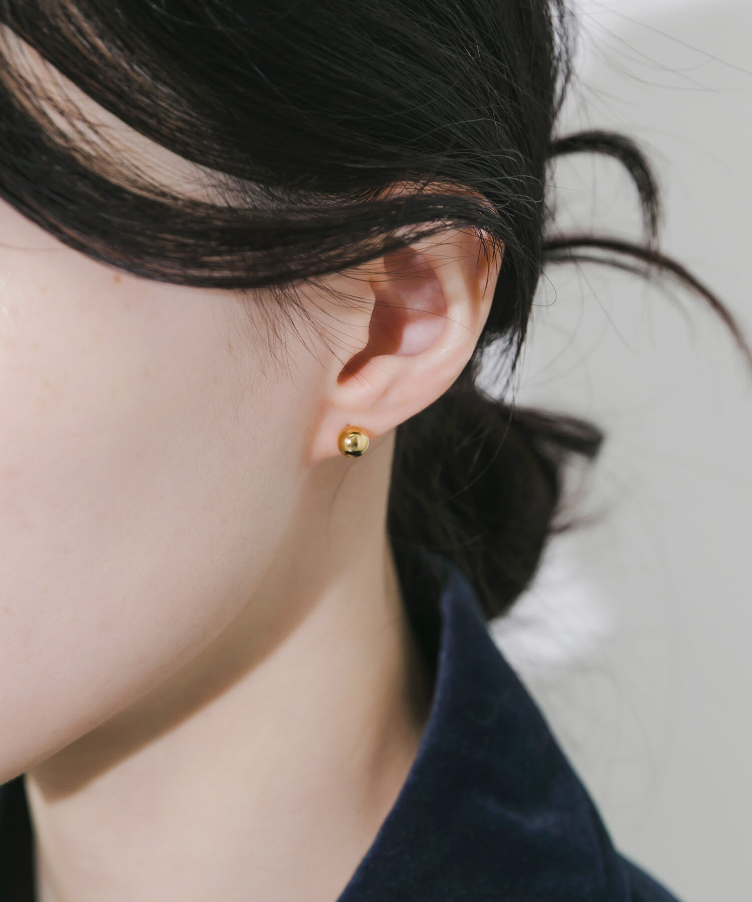 SMELLY「ステンレスミニフープセットピアス」|ピアス|