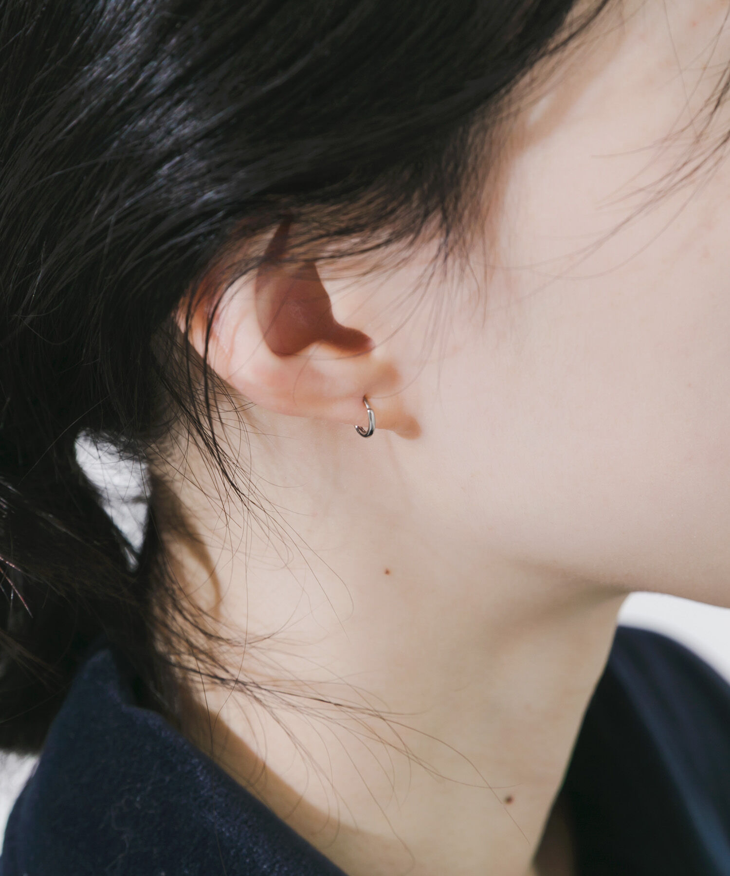 SMELLY「ステンレスミニフープセットピアス」|ピアス|