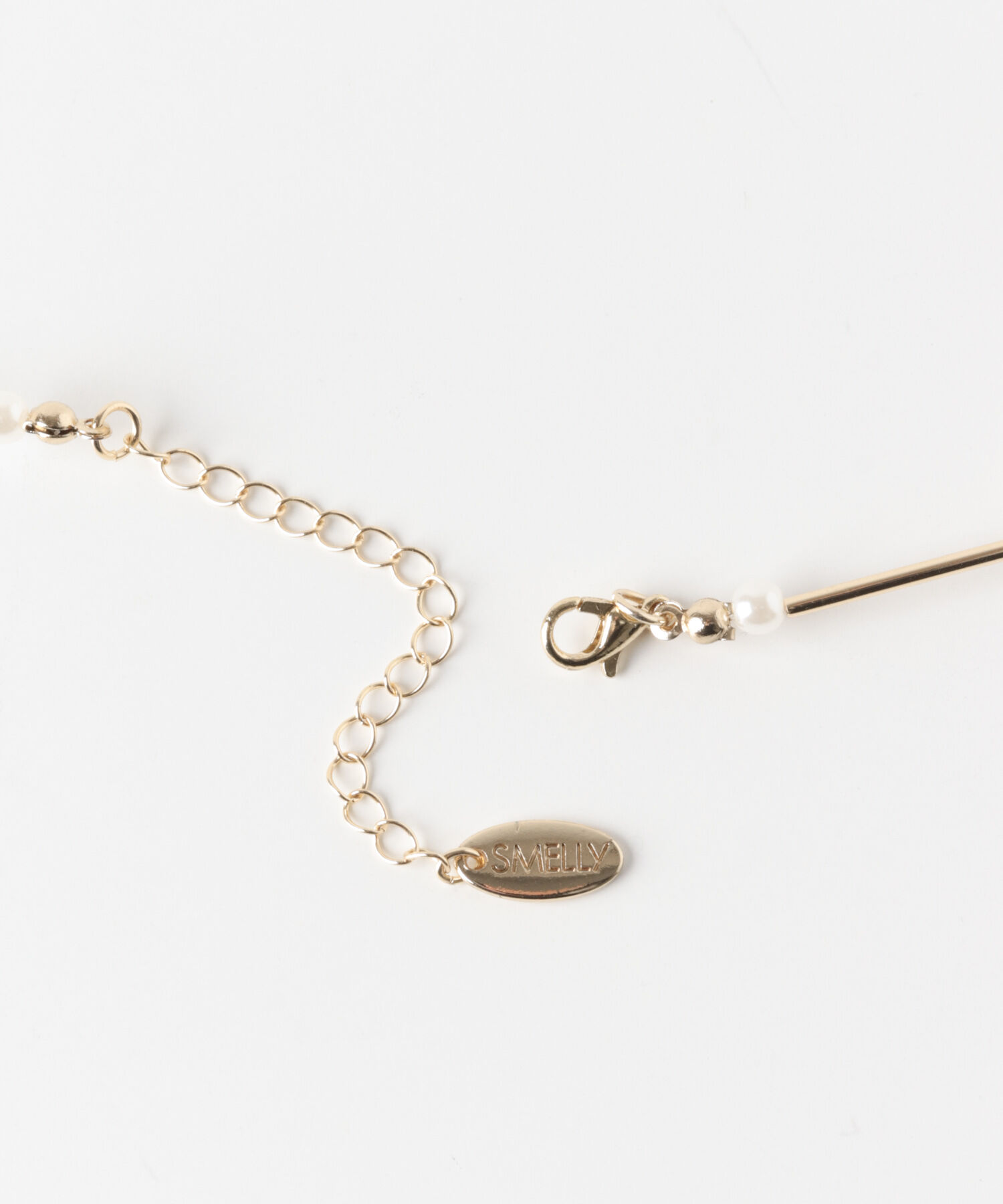 SMELLY「パールメタルバーネックレス」|ネックレス|