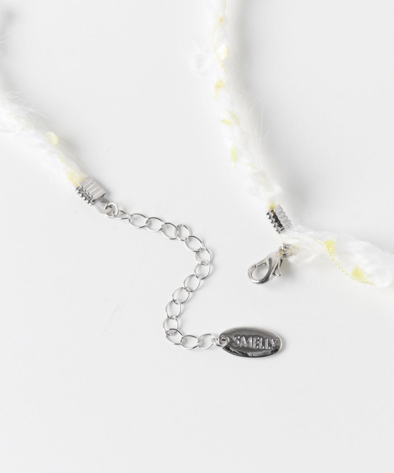 SMELLY「ウールヤーンハートチャームチョーカーネックレス」|ネックレス|