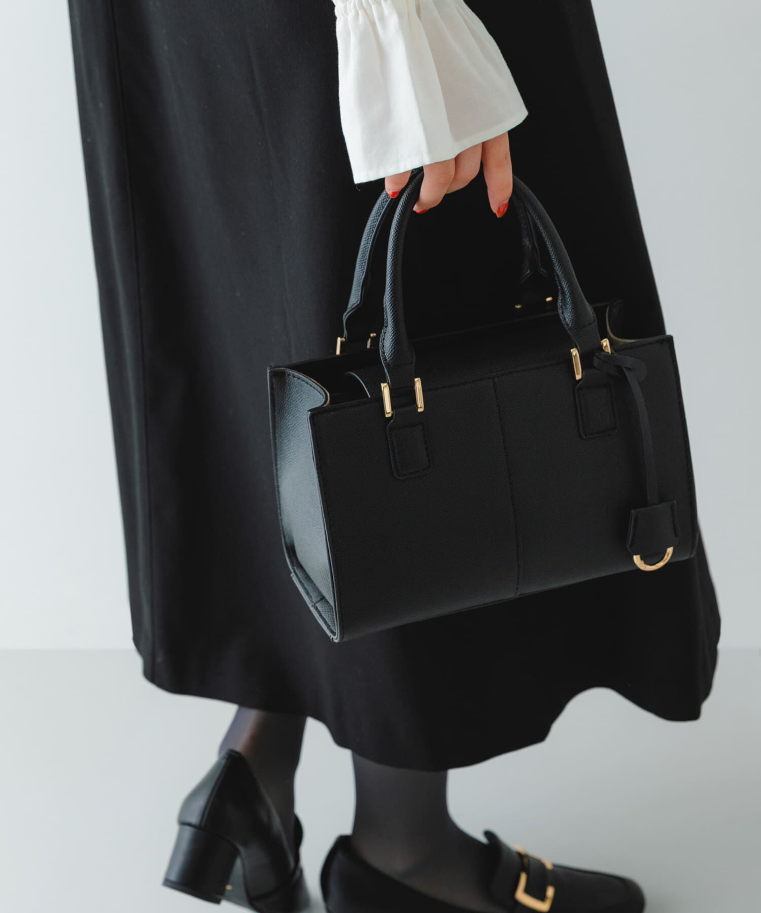 RODE SKO「3セットチャームスクエアバッグ」|ハンドバッグ|