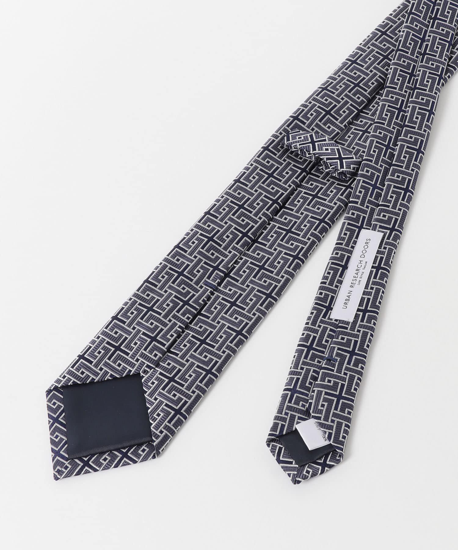 URBAN RESEARCH DOORS「LIFE STYLE TAILOR　26SS国内タイ幾何学1」|ネクタイ・蝶ネクタイ|