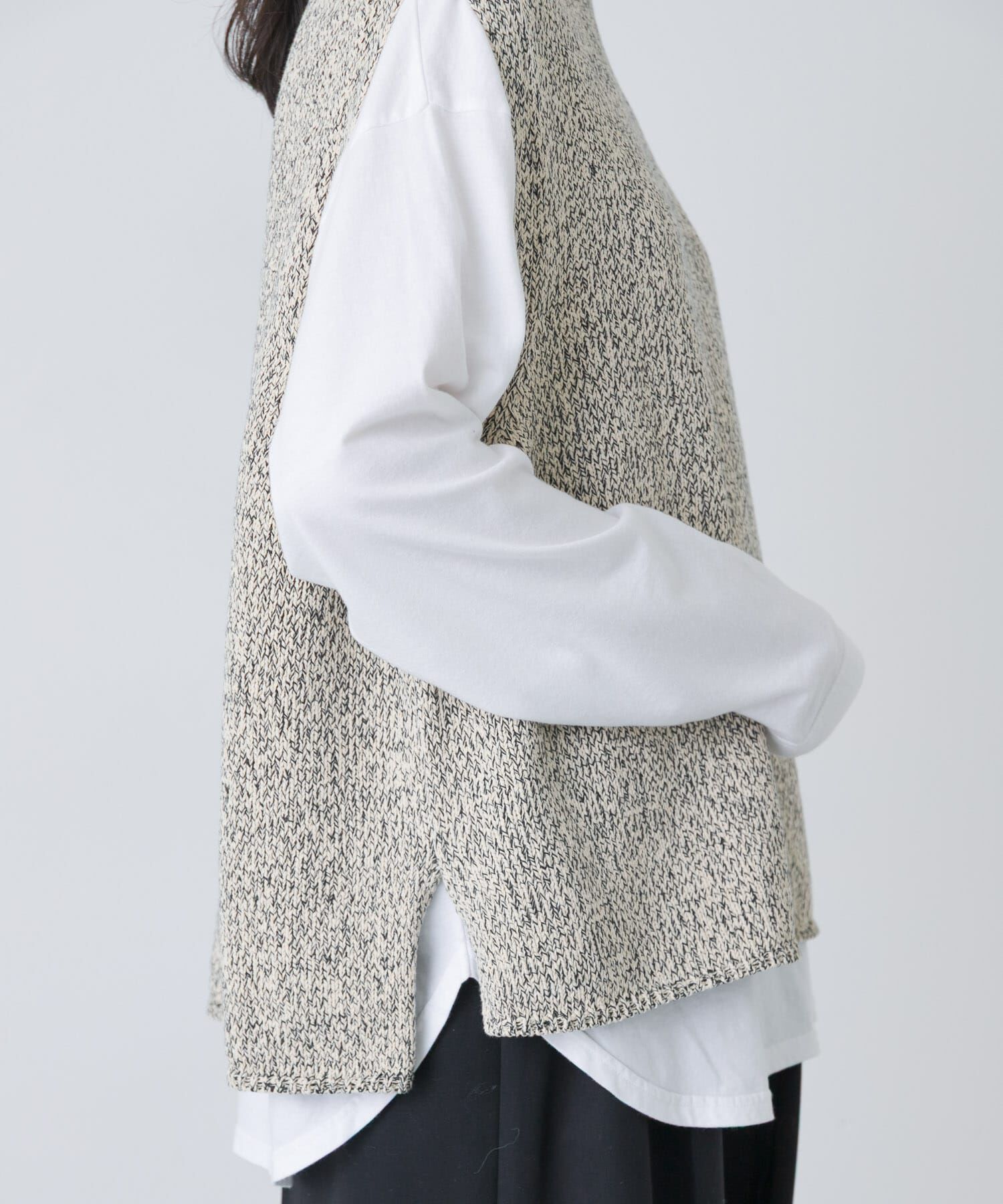 テープヤーンニットベスト（かぐれ）｜ルミネのファッション通販