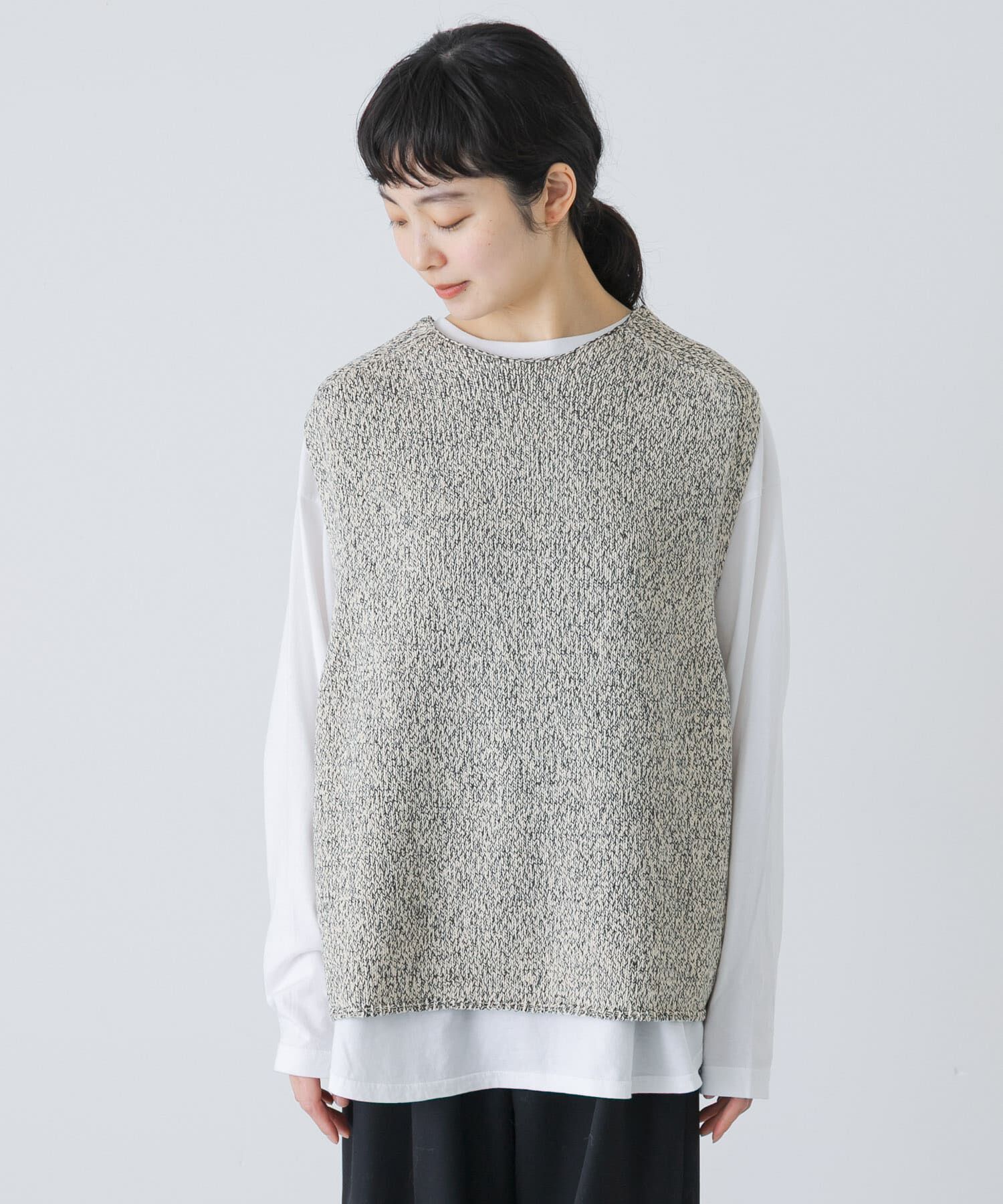 テープヤーンニットベスト（かぐれ）｜ルミネのファッション通販