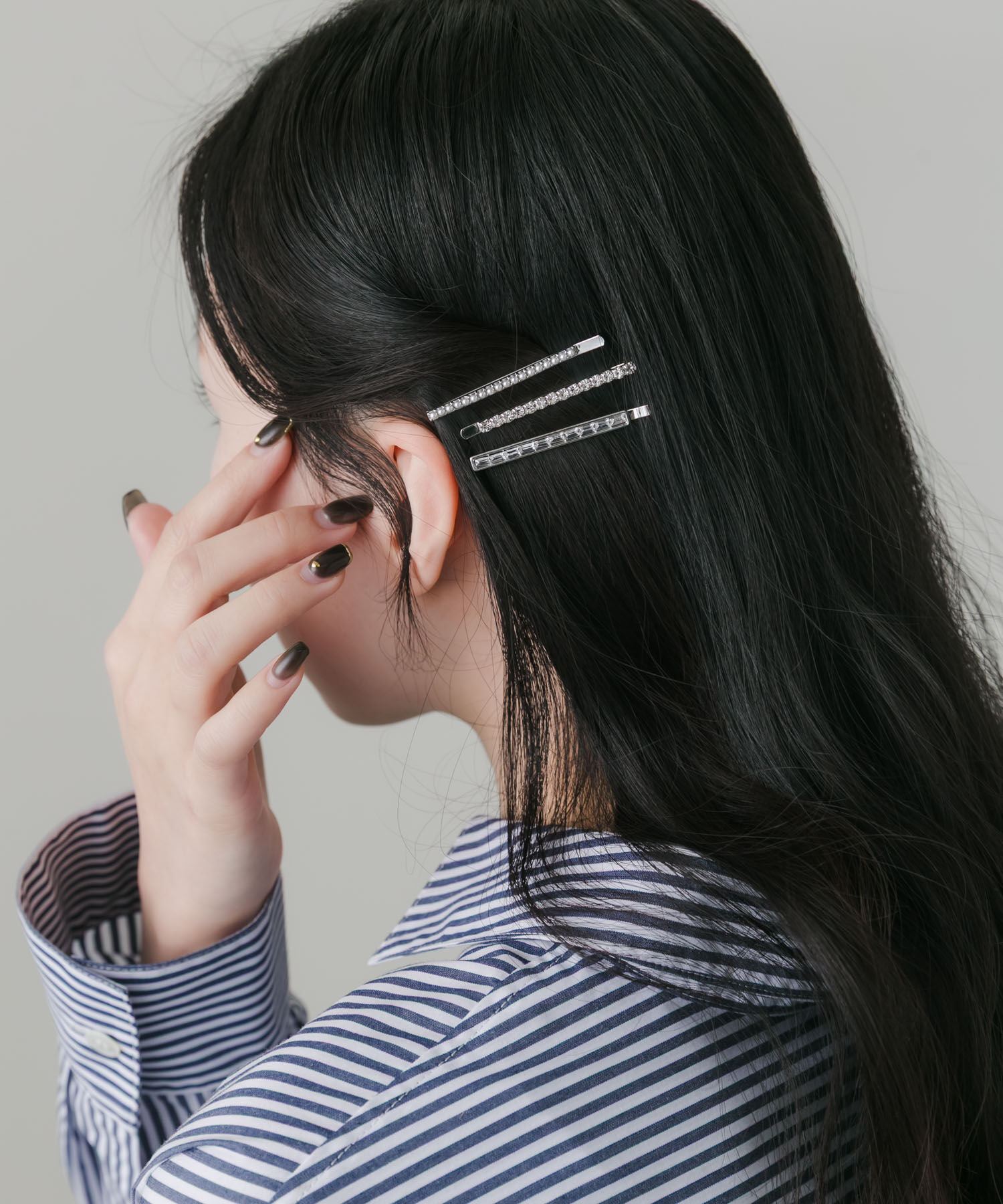 SMELLY「ビジューパール3セットヘアピン」|その他|