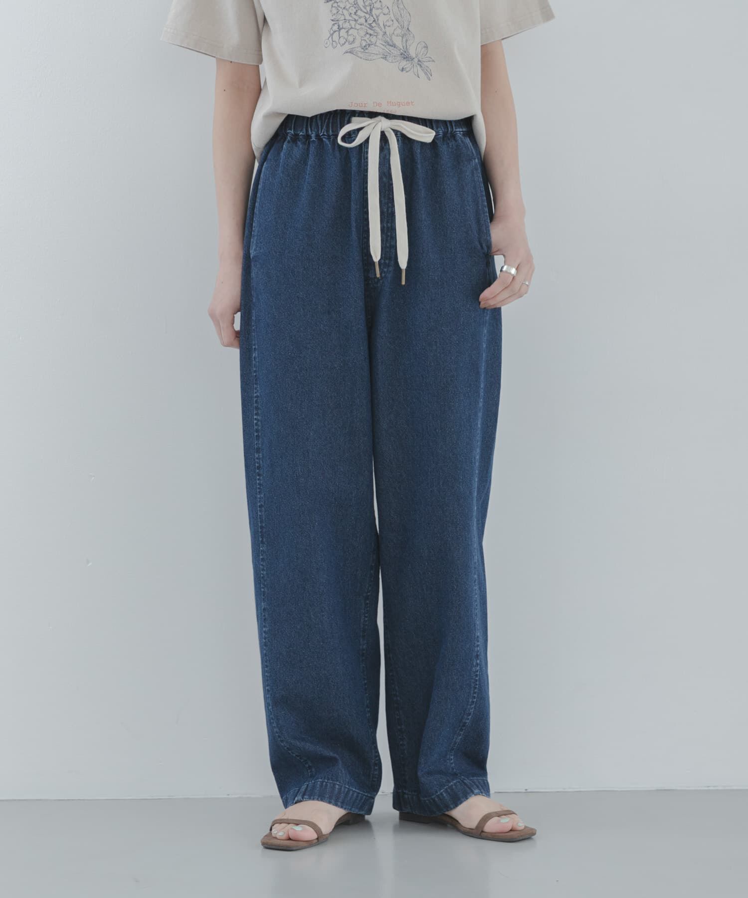 Sonny Label 「イージーカーブデニムパンツ」|デニム|