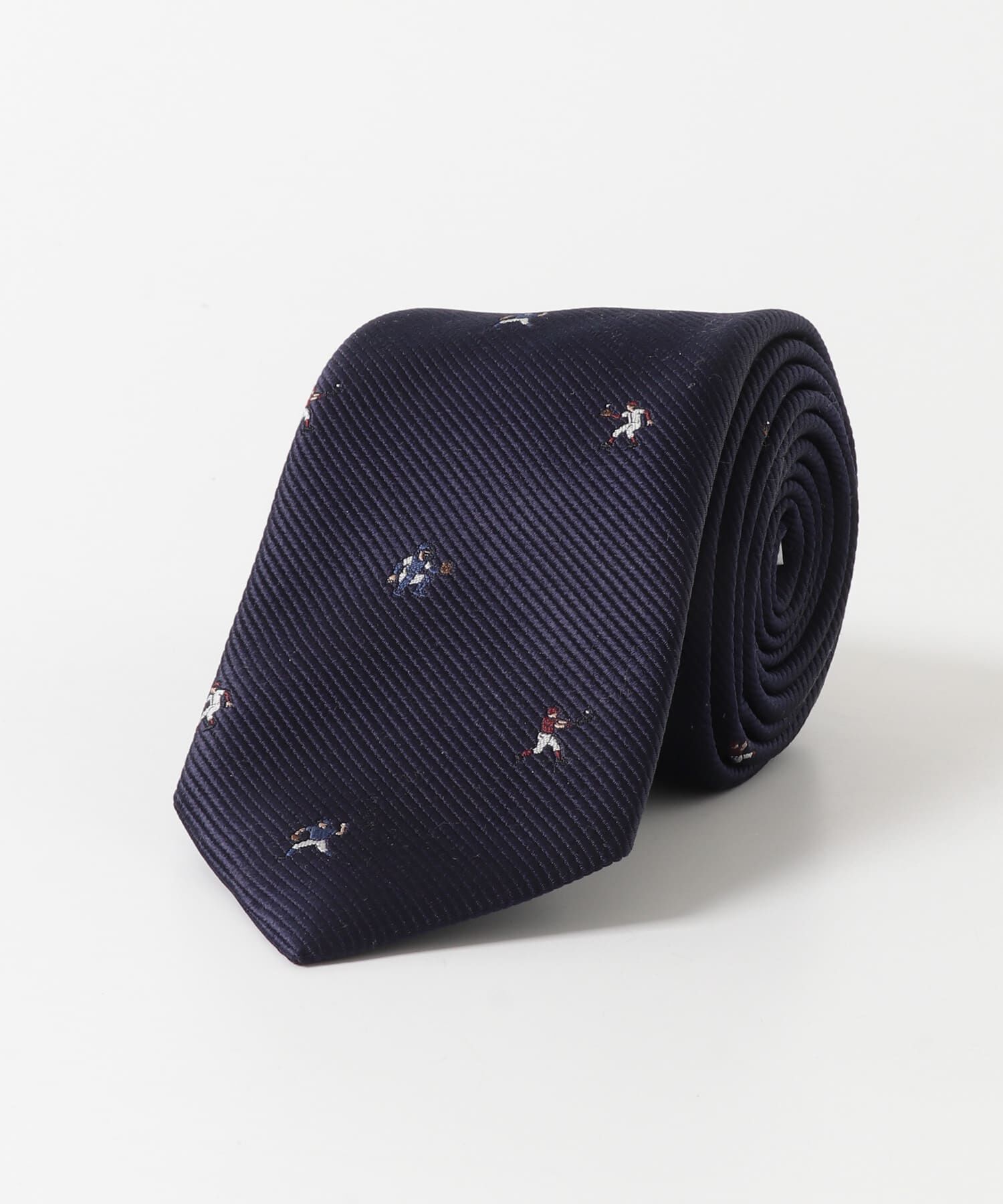 URBAN RESEARCH DOORS「LIFE STYLE TAILOR　ベースボールモチーフタイ」|ネクタイ・蝶ネクタイ|ネイビー