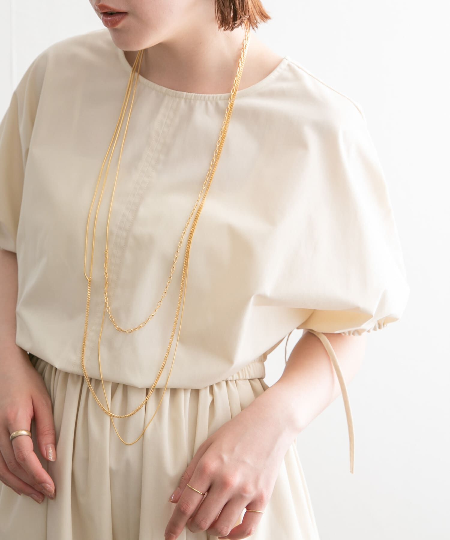  「マルチWAYチェーンビスチェ」|ネックレス|