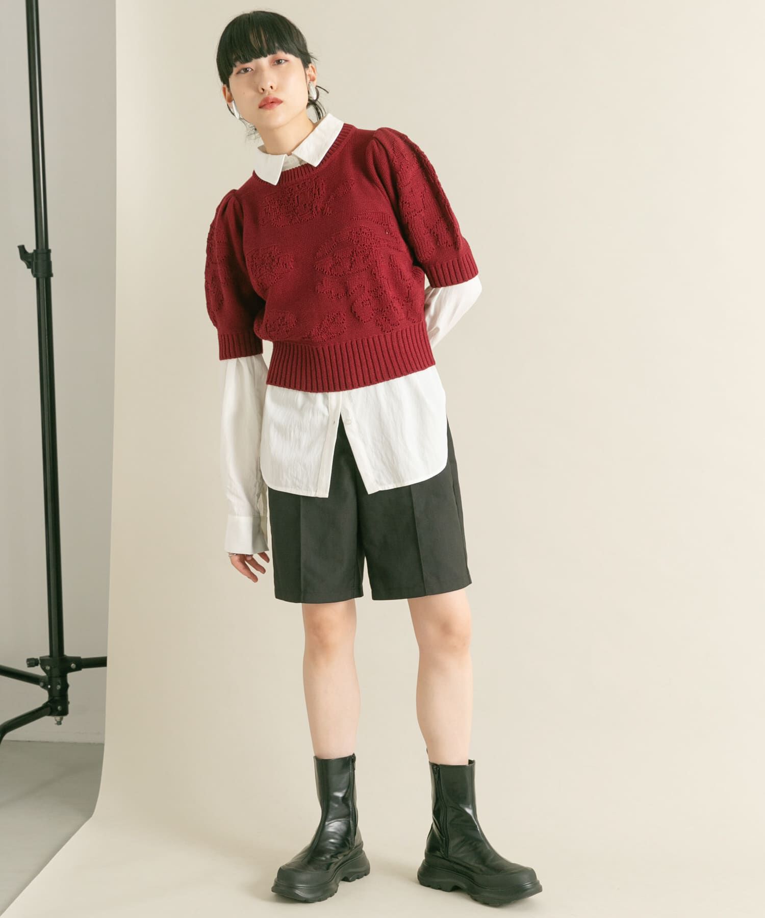  「2WAYレイヤードシャツ」|シャツ・ブラウス|