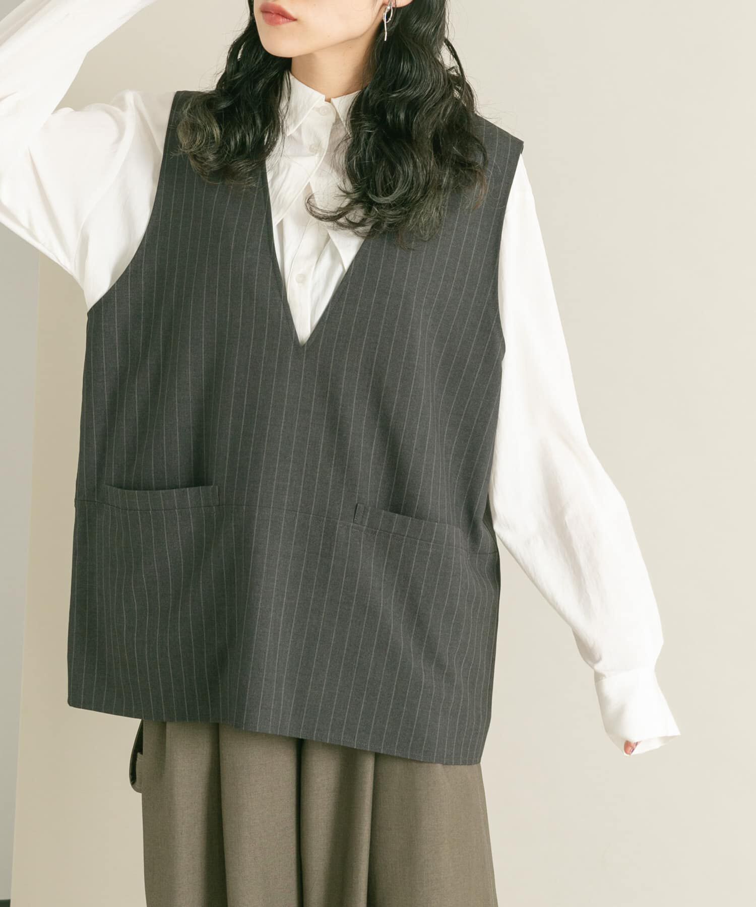  「2WAYレイヤードシャツ」|シャツ・ブラウス|