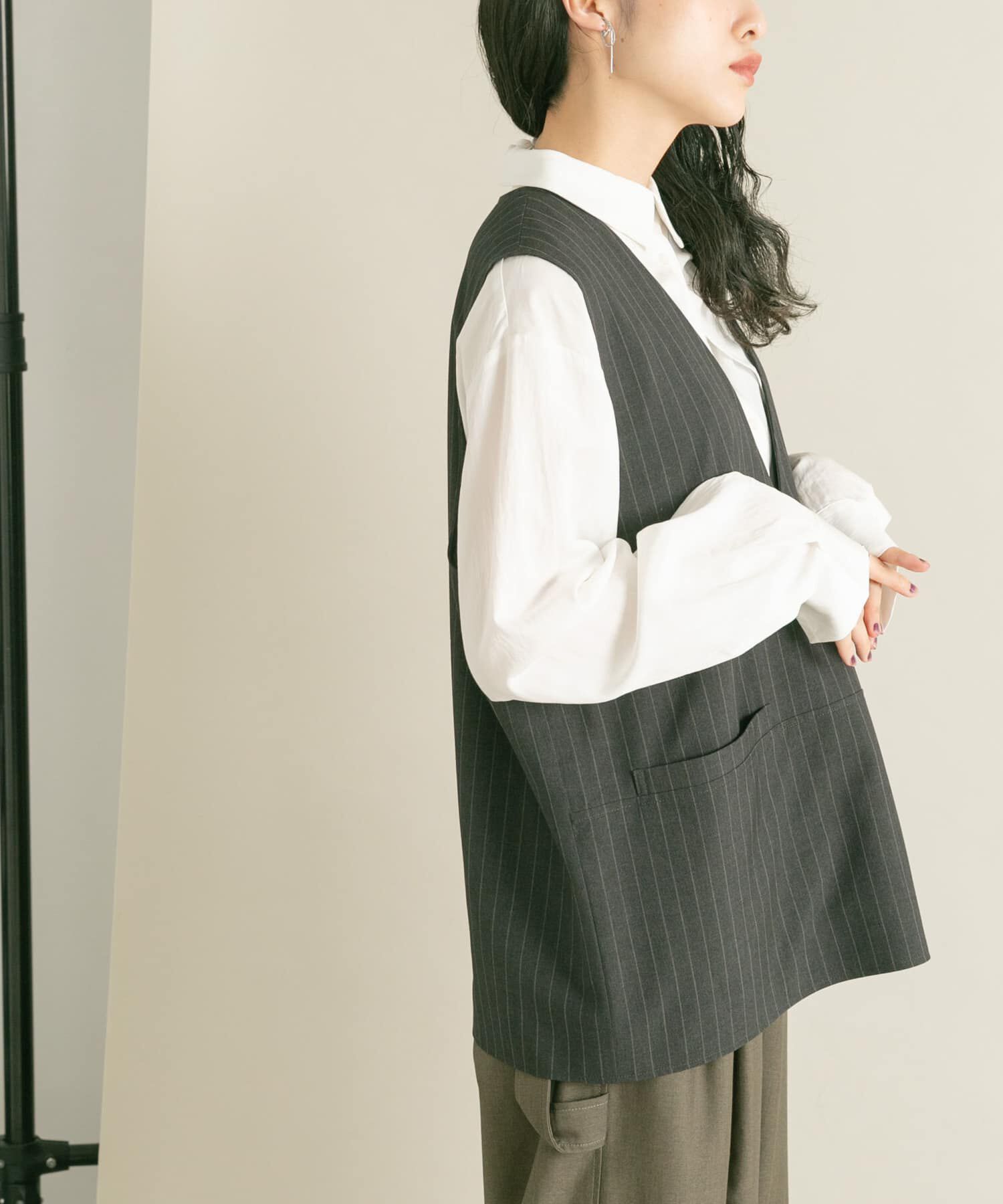  「2WAYレイヤードシャツ」|シャツ・ブラウス|