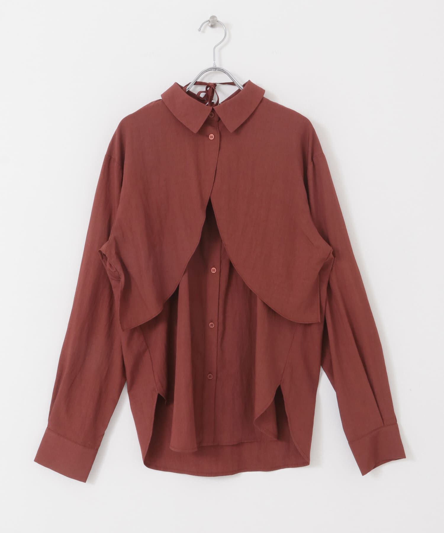  「2WAYレイヤードシャツ」|シャツ・ブラウス|