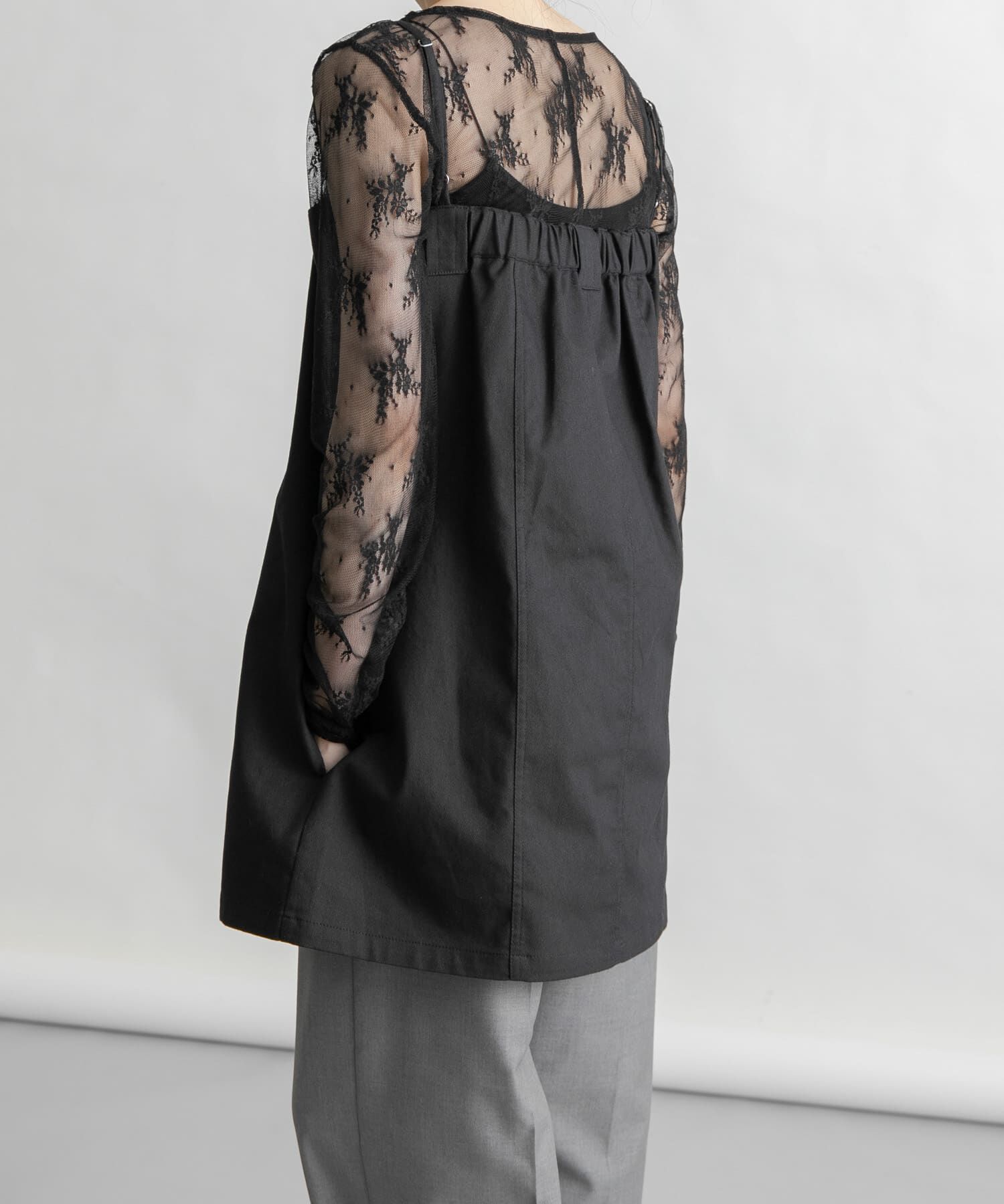  「フロントZIPミニワンピース」|ワンピース|