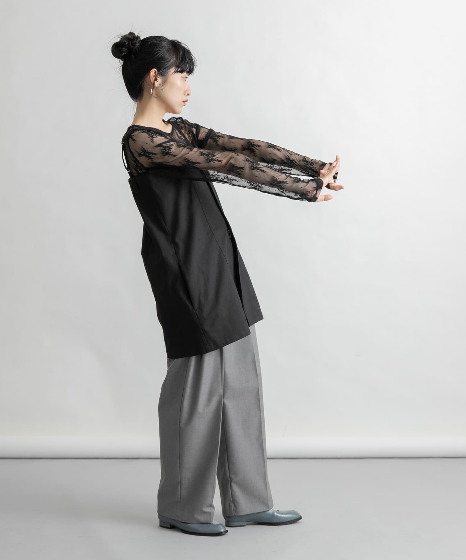  「フロントZIPミニワンピース」|ワンピース|