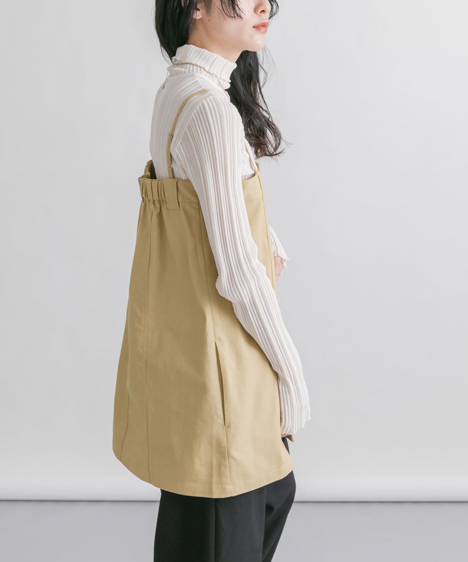  「フロントZIPミニワンピース」|ワンピース|