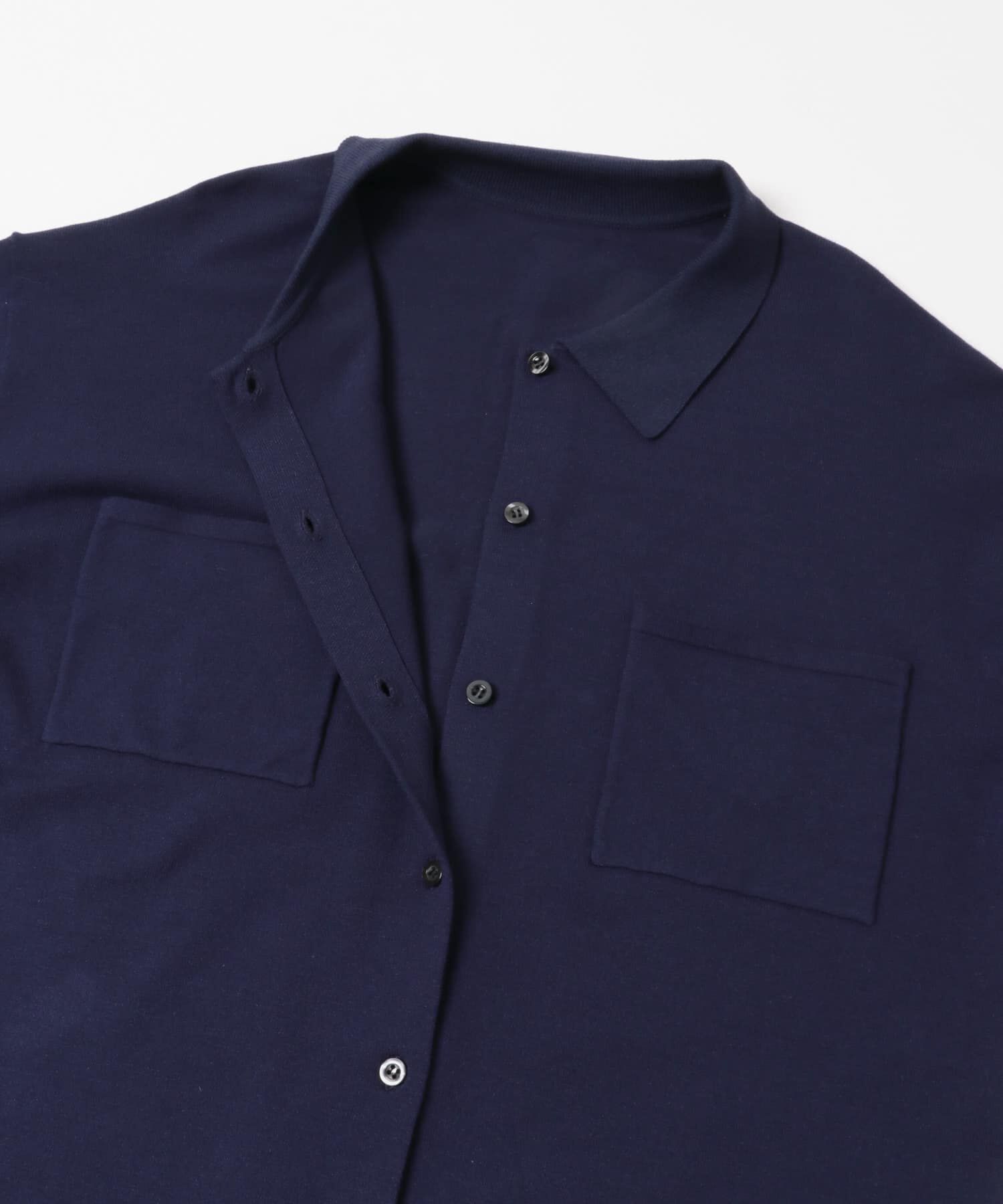  「『WEB限定』ルーズシルエットニットシャツ」|ニット・セーター|