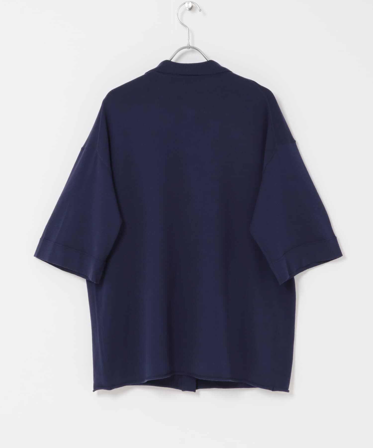  「『WEB限定』ルーズシルエットニットシャツ」|ニット・セーター|