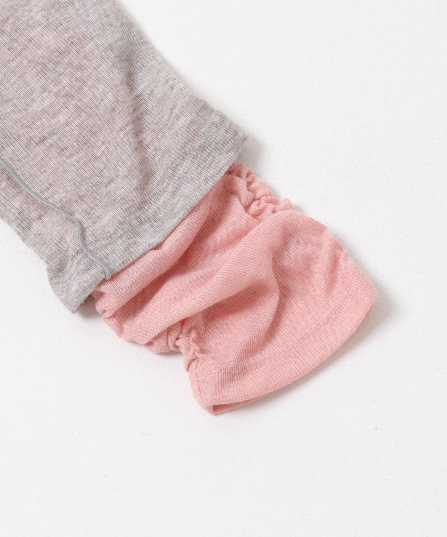  「バイカラーレイヤードカットソー」|Tシャツ・カットソー|