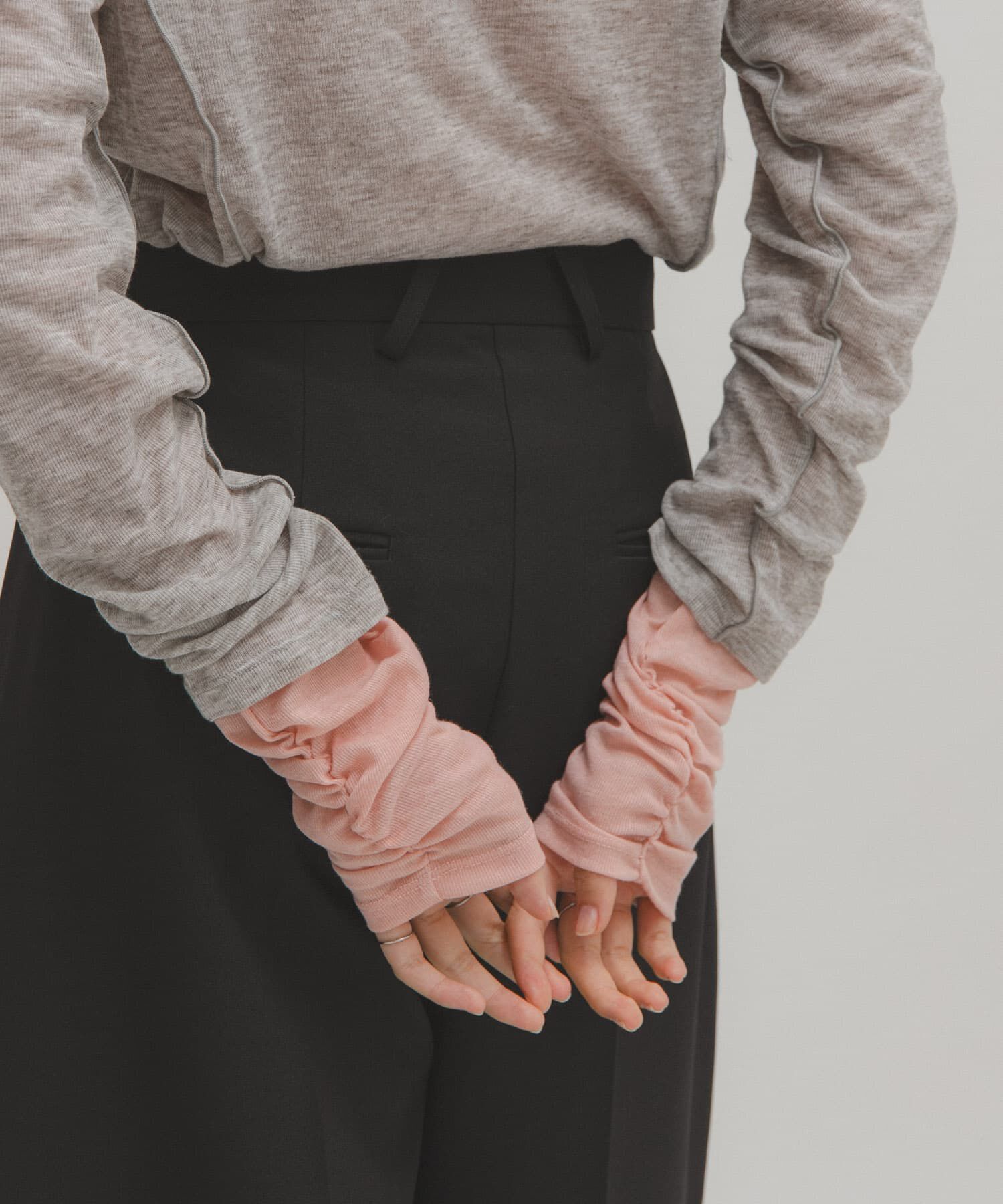  「バイカラーレイヤードカットソー」|Tシャツ・カットソー|