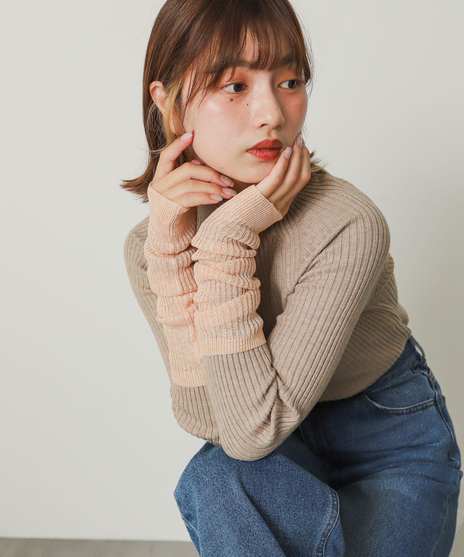 SENSE OF PLACE by URBAN RESEARCH「アソートアームウォーマー」|手袋|