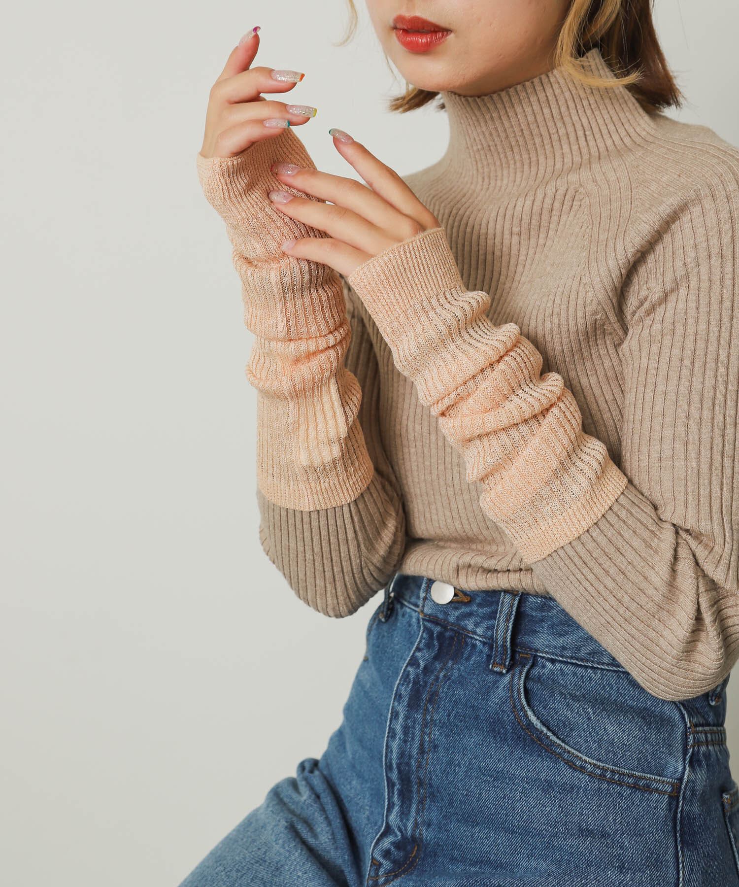 SENSE OF PLACE by URBAN RESEARCH「アソートアームウォーマー」|手袋|