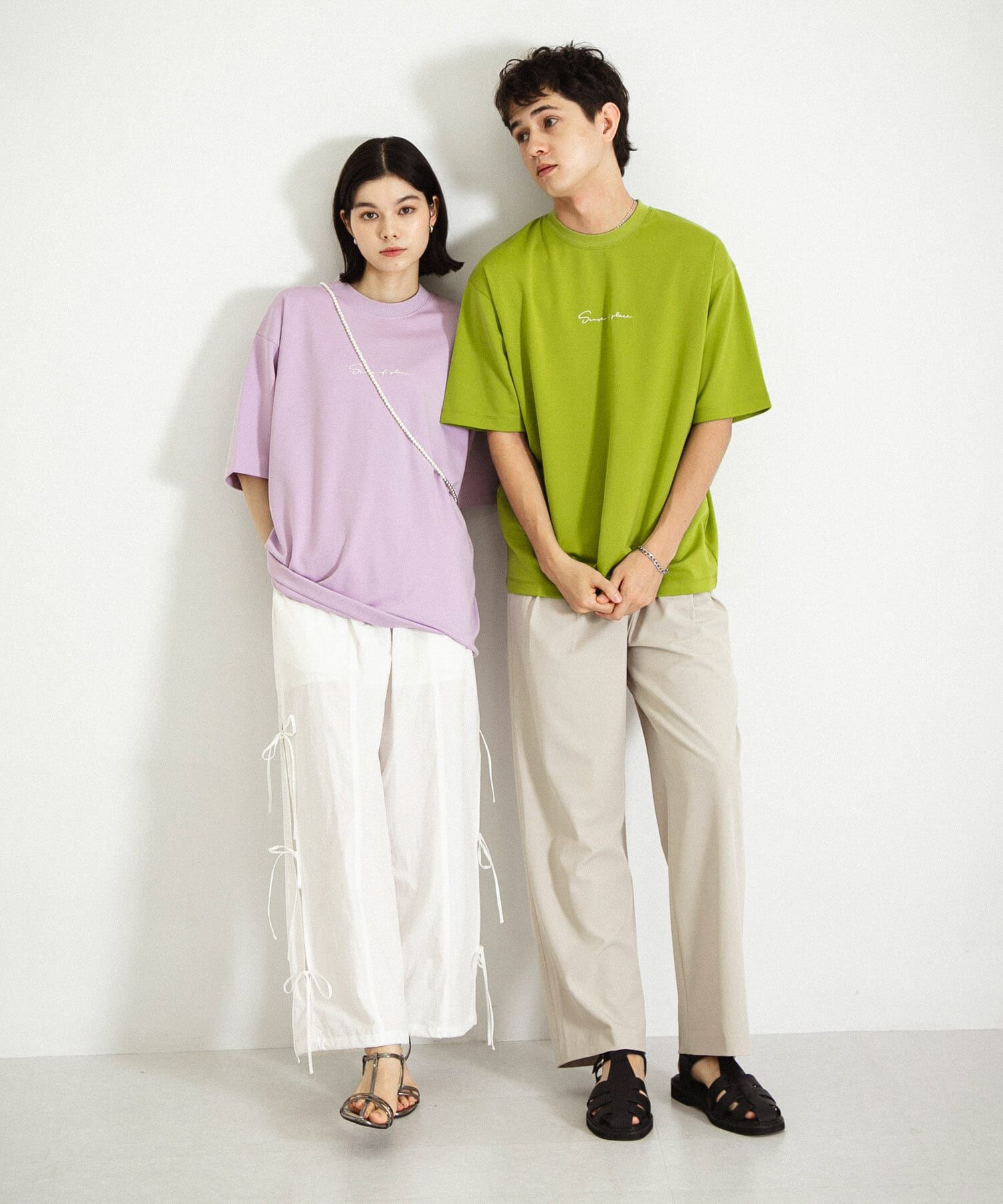 SENSE OF PLACE by URBAN RESEARCH「シシュウポンチショートスリーブTシャツ」|Tシャツ・カットソー|