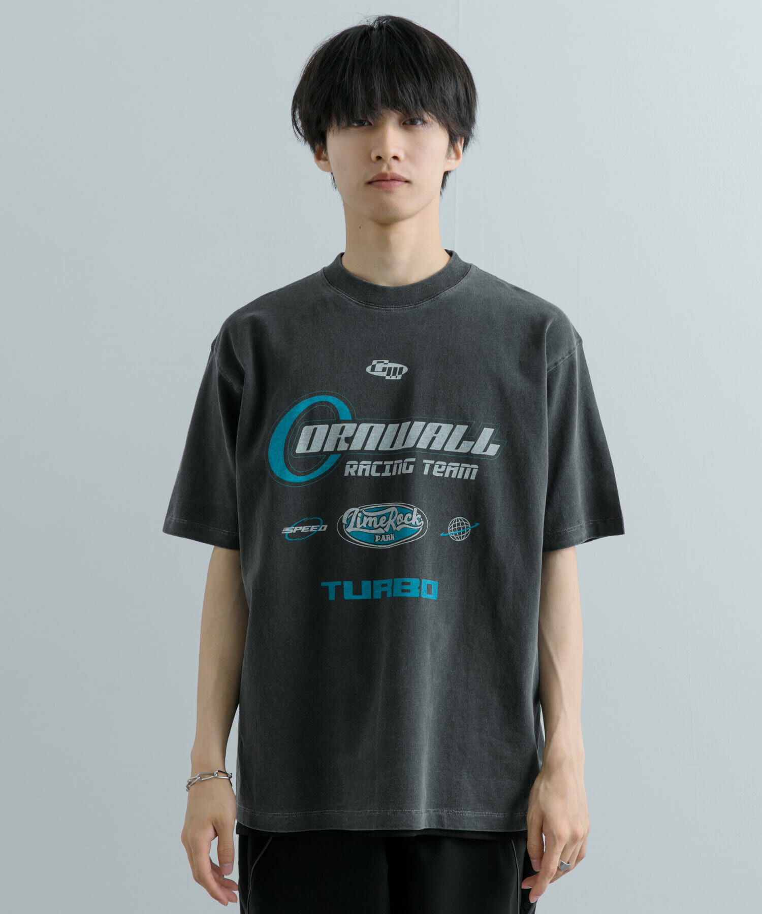 SENSE OF PLACE by URBAN RESEARCH「フェードロゴグラフィックTシャツ(5分袖)」|Tシャツ・カットソー|