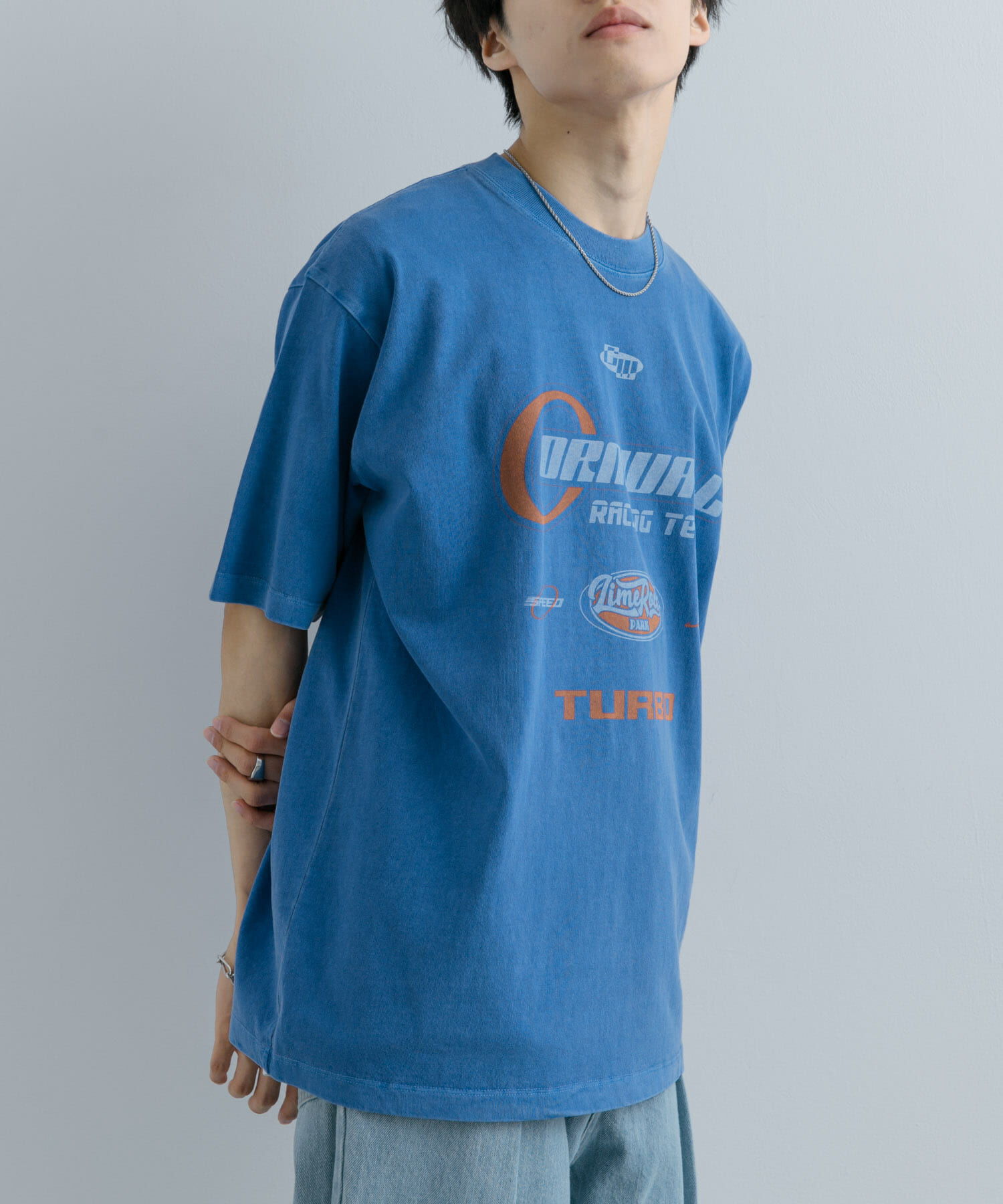 SENSE OF PLACE by URBAN RESEARCH「フェードロゴグラフィックTシャツ(5分袖)」|Tシャツ・カットソー|