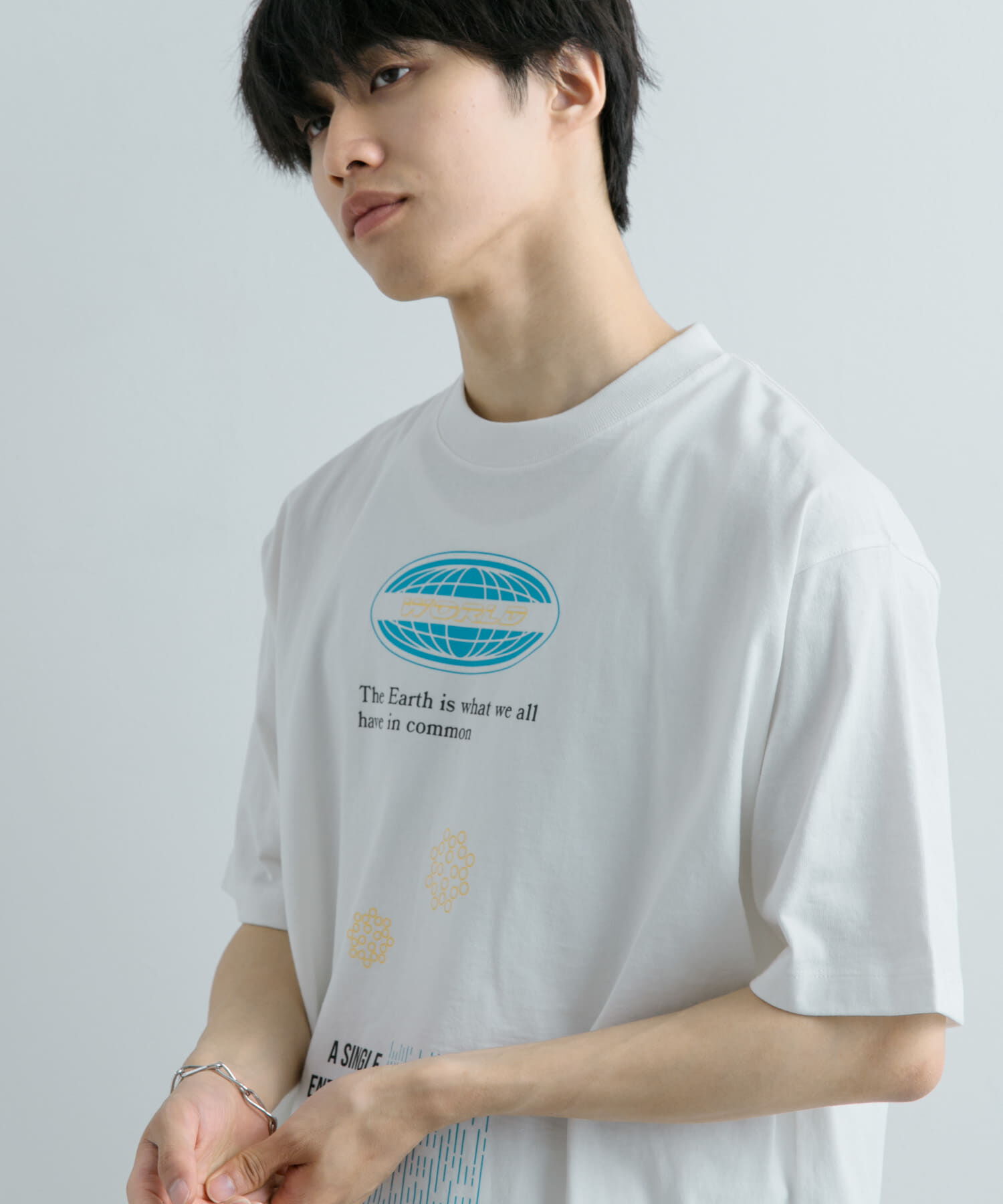 SENSE OF PLACE by URBAN RESEARCH「ロゴグラフィックTシャツ(5分袖) A」|Tシャツ・カットソー|