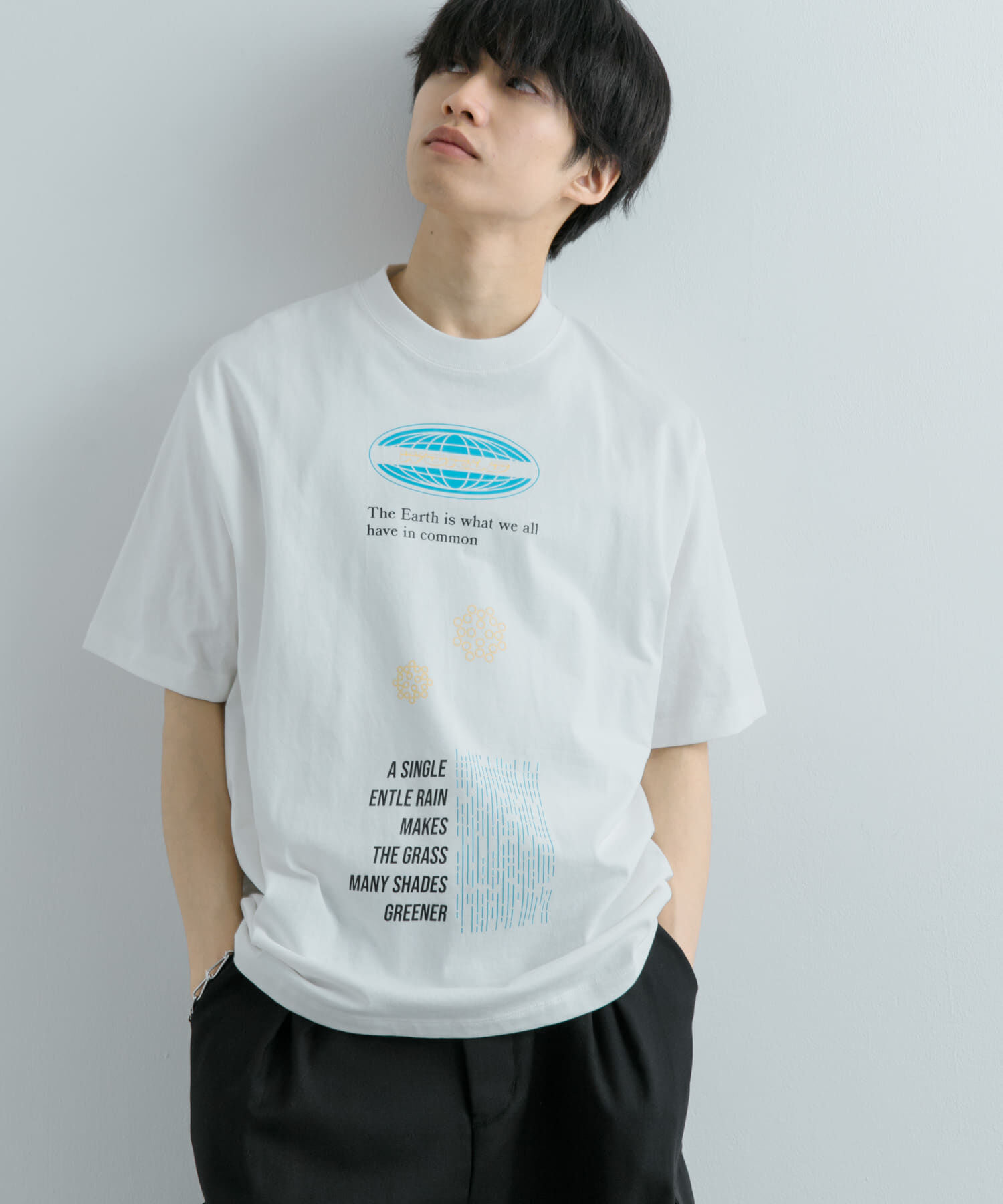 SENSE OF PLACE by URBAN RESEARCH「ロゴグラフィックTシャツ(5分袖) A」|Tシャツ・カットソー|