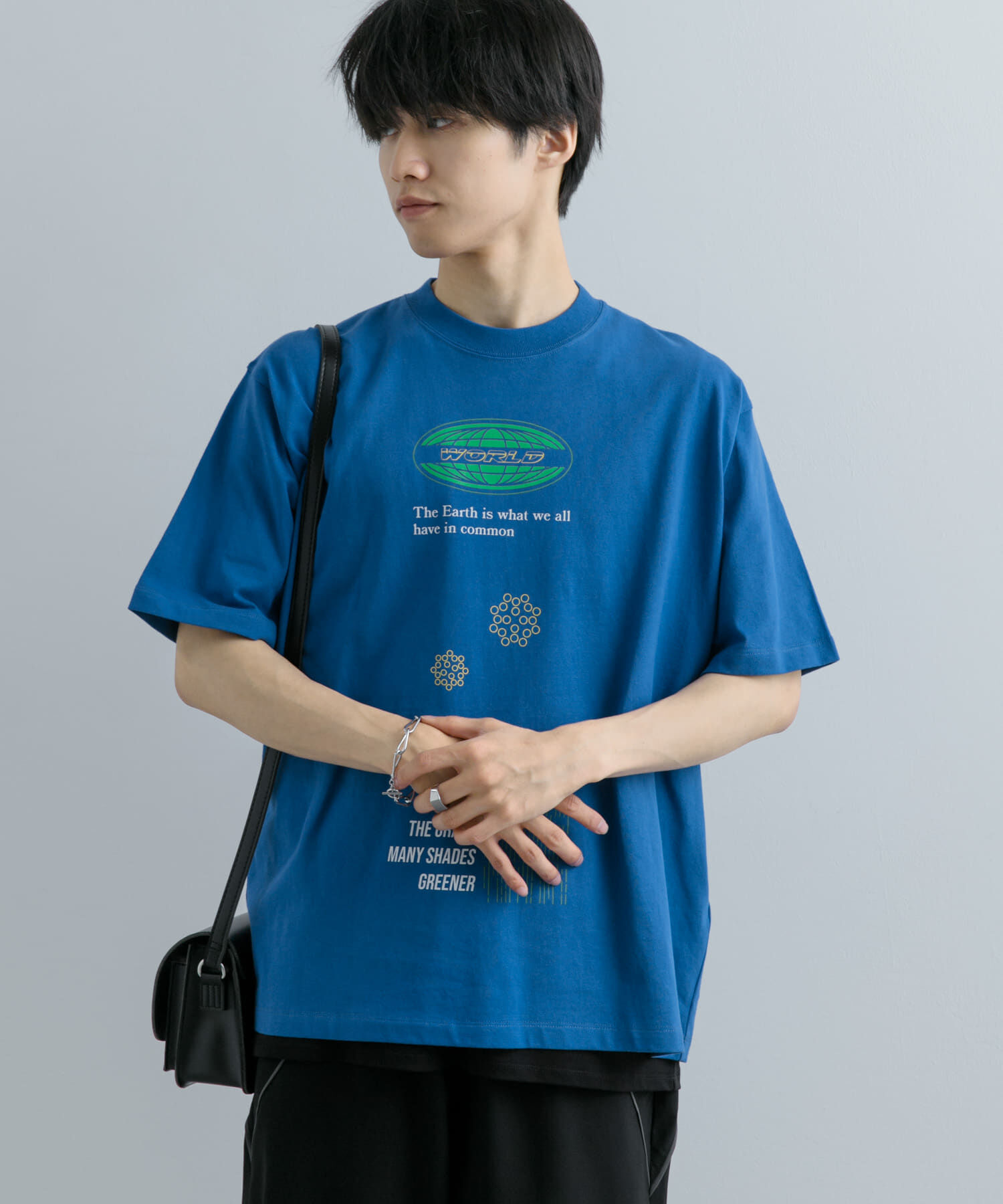 SENSE OF PLACE by URBAN RESEARCH「ロゴグラフィックTシャツ(5分袖) A」|Tシャツ・カットソー|