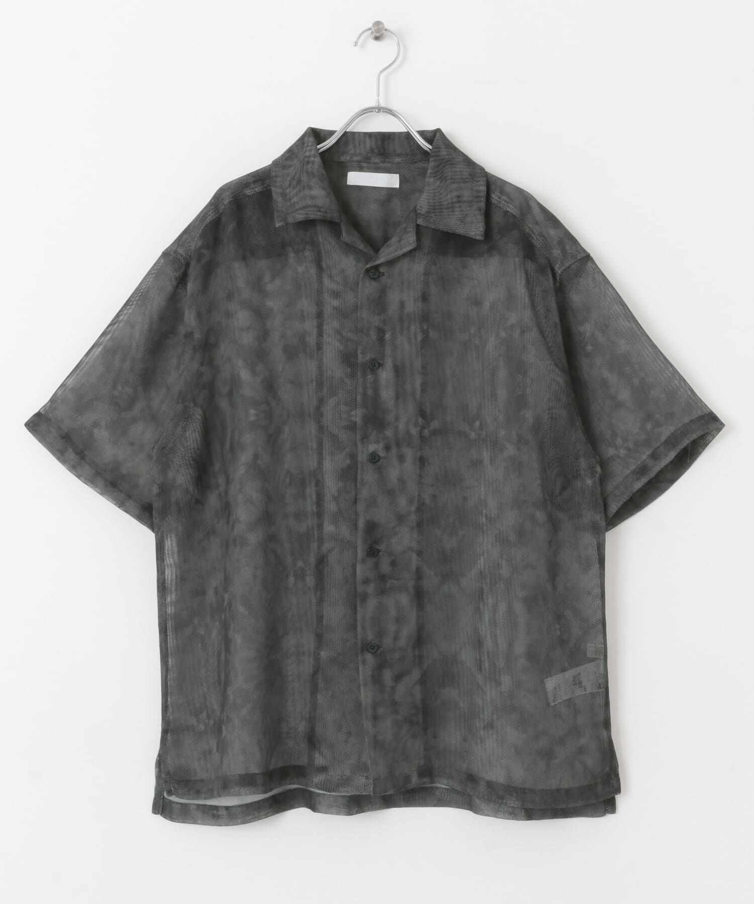 SENSE OF PLACE by URBAN RESEARCH「シアープリントオープンカラーショートスリーブシャツ」|シャツ・ブラウス|