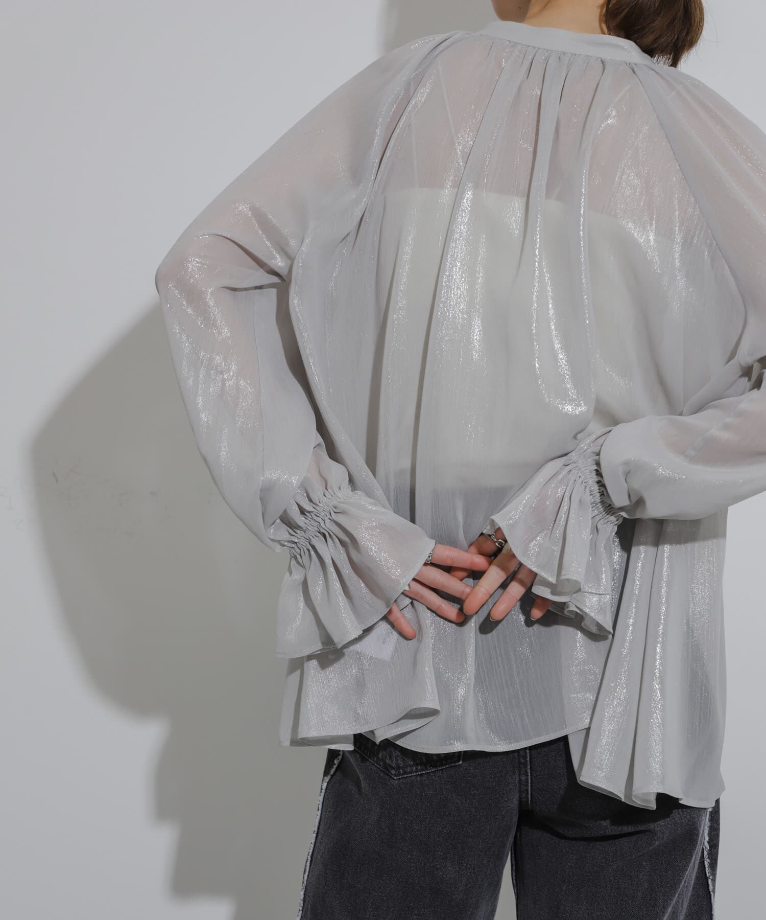 SENSE OF PLACE by URBAN RESEARCH「ハクプリントブラウス」|シャツ・ブラウス|