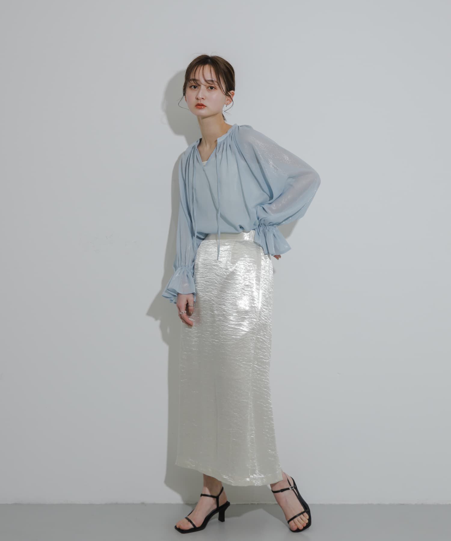 SENSE OF PLACE by URBAN RESEARCH「ハクプリントブラウス」|シャツ・ブラウス|