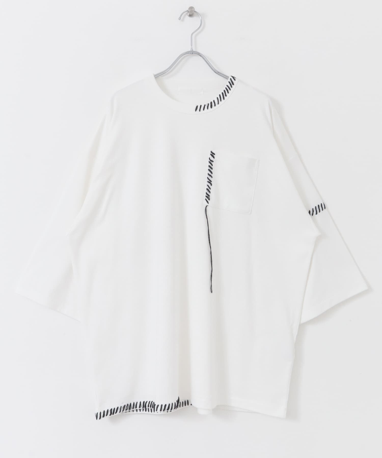 SENSE OF PLACE by URBAN RESEARCH「ハンドステッチルーズTシャツ」|Tシャツ・カットソー|