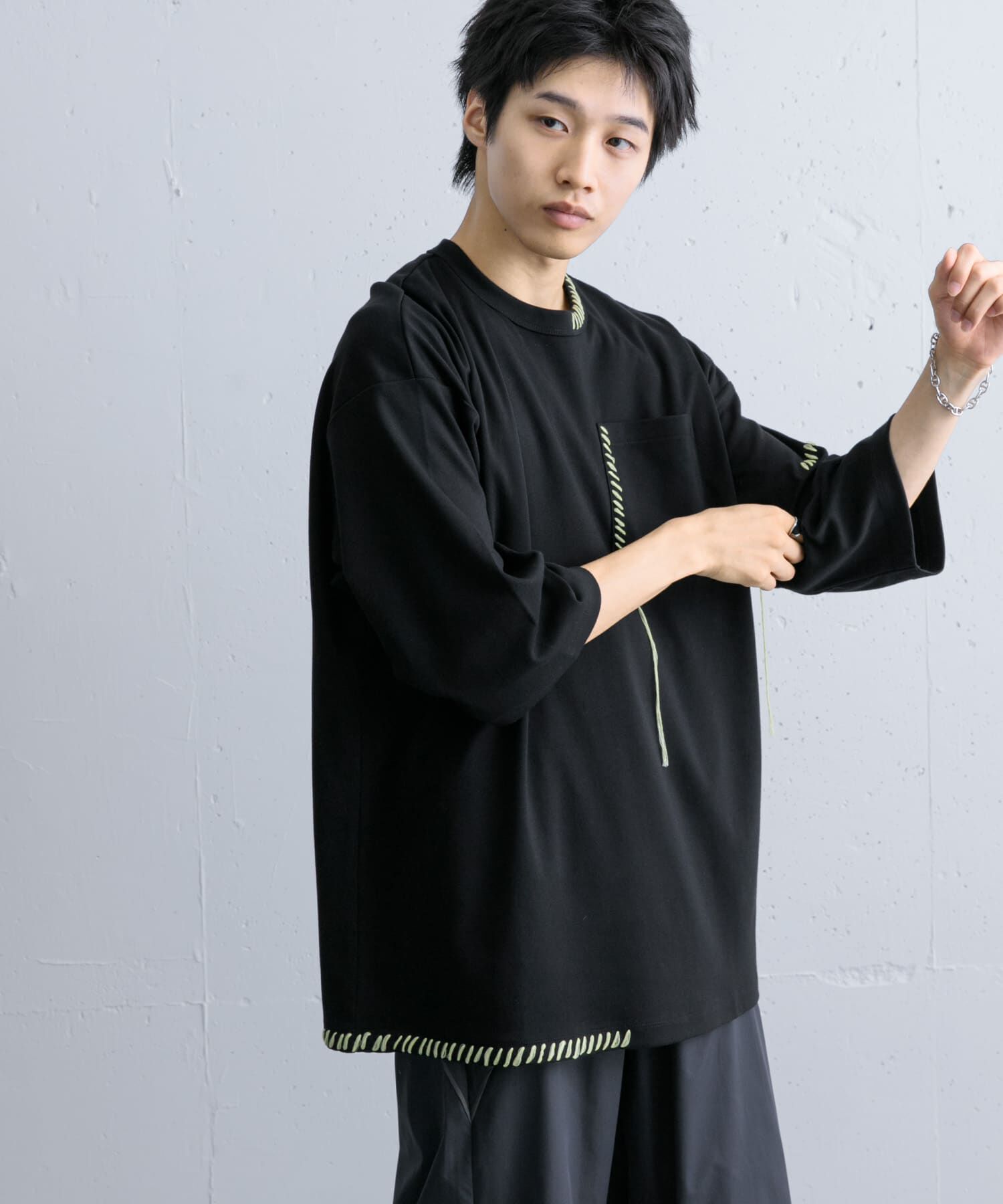 SENSE OF PLACE by URBAN RESEARCH「ハンドステッチルーズTシャツ」|Tシャツ・カットソー|