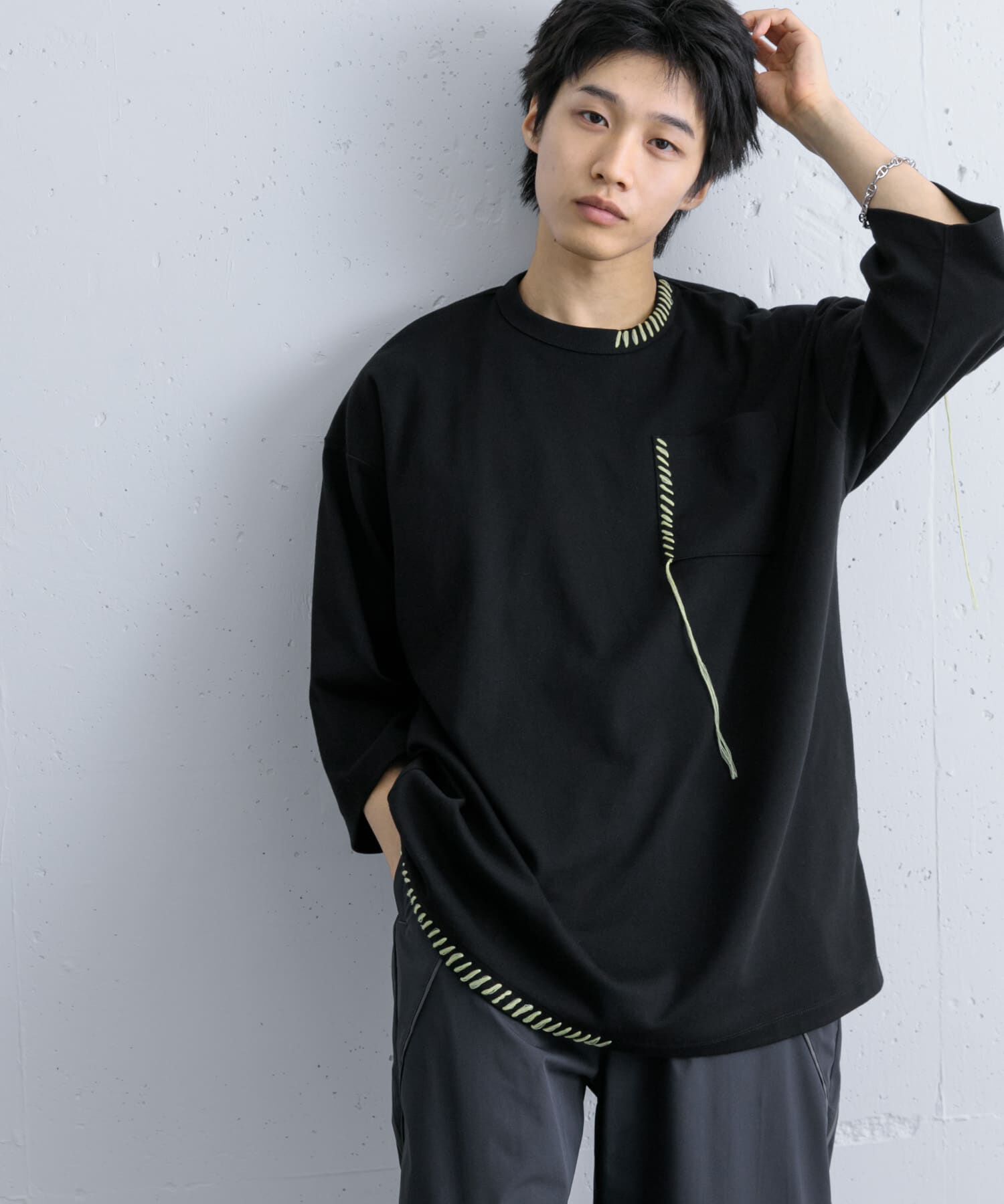 SENSE OF PLACE by URBAN RESEARCH「ハンドステッチルーズTシャツ」|Tシャツ・カットソー|