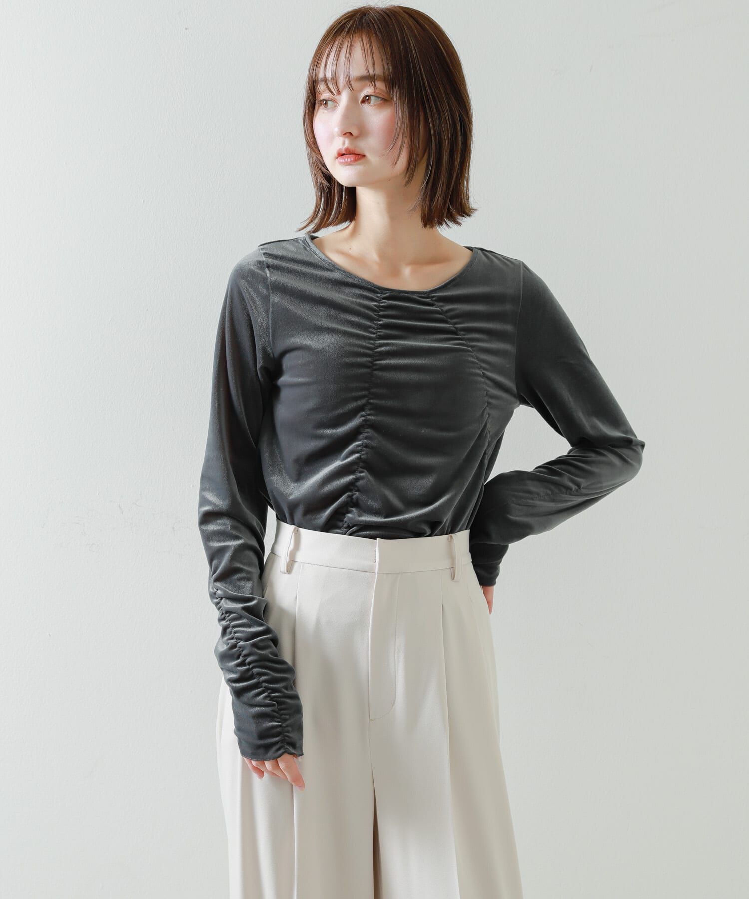 SENSE OF PLACE by URBAN RESEARCH「シアーベロアTシャツ」|Tシャツ・カットソー|