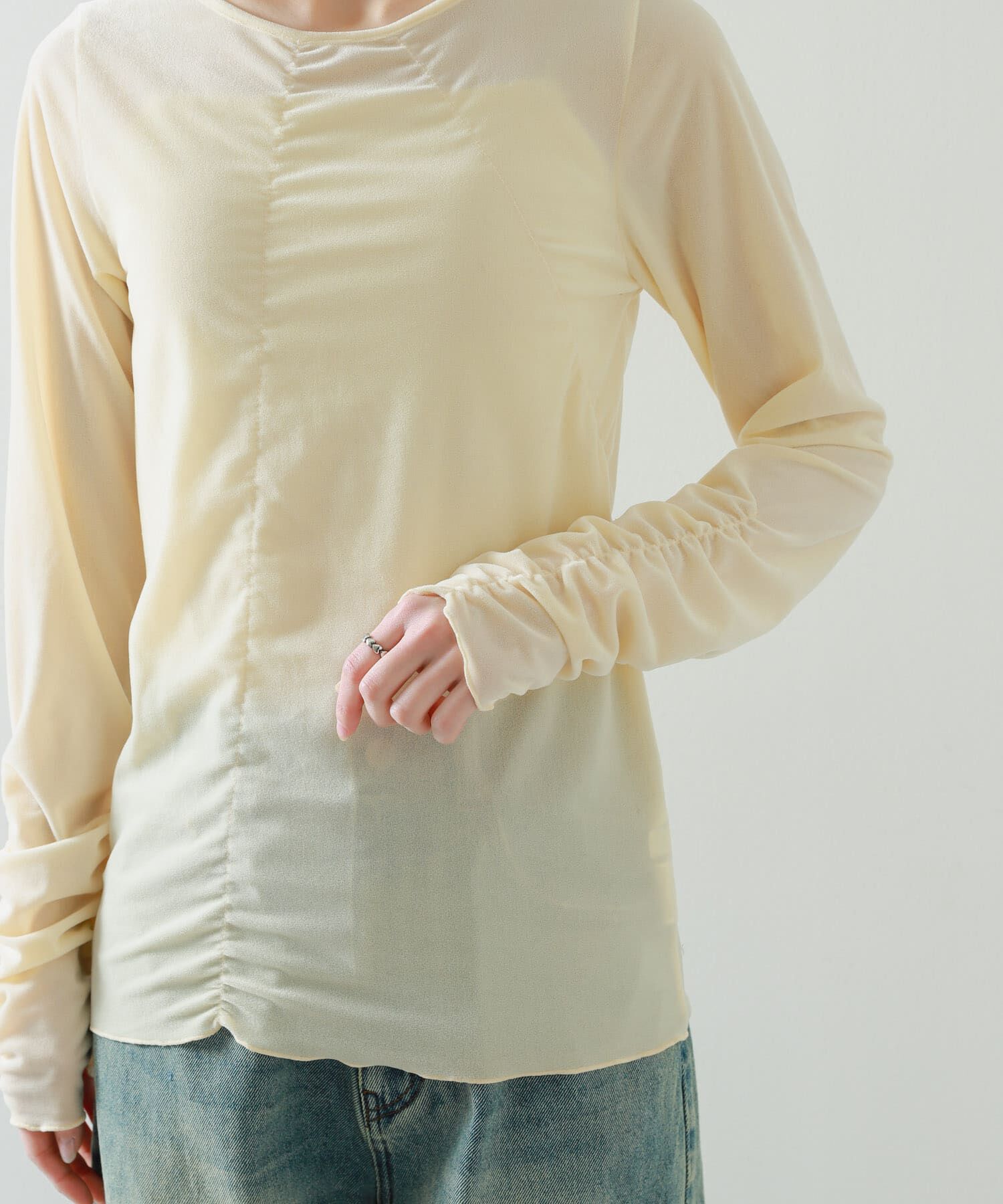 SENSE OF PLACE by URBAN RESEARCH「シアーベロアTシャツ」|Tシャツ・カットソー|