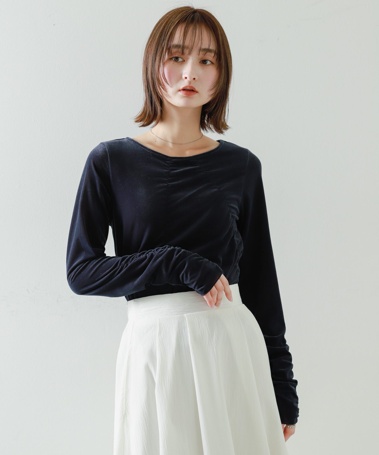 SENSE OF PLACE by URBAN RESEARCH「シアーベロアTシャツ」|Tシャツ・カットソー|