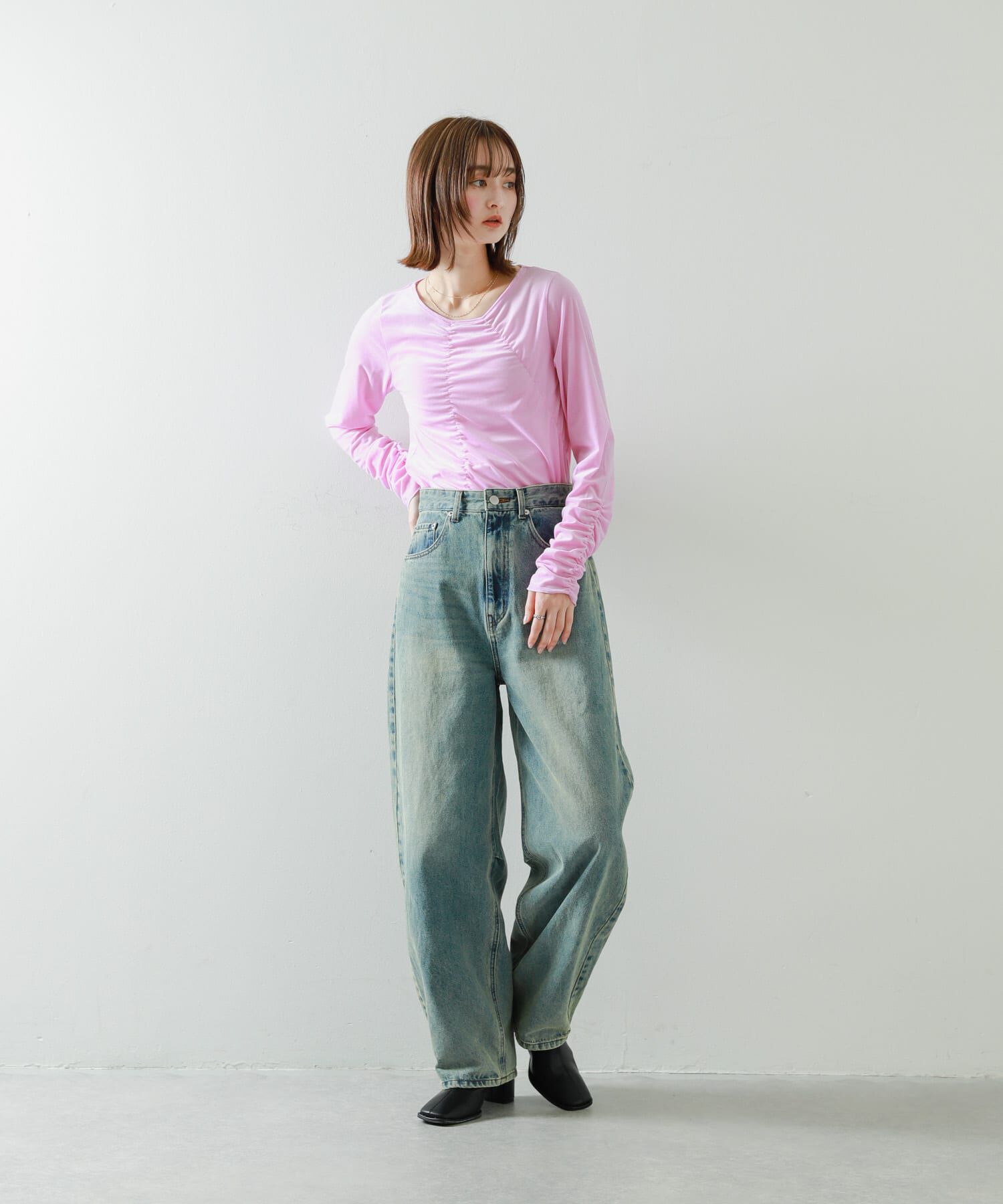 SENSE OF PLACE by URBAN RESEARCH「シアーベロアTシャツ」|Tシャツ・カットソー|