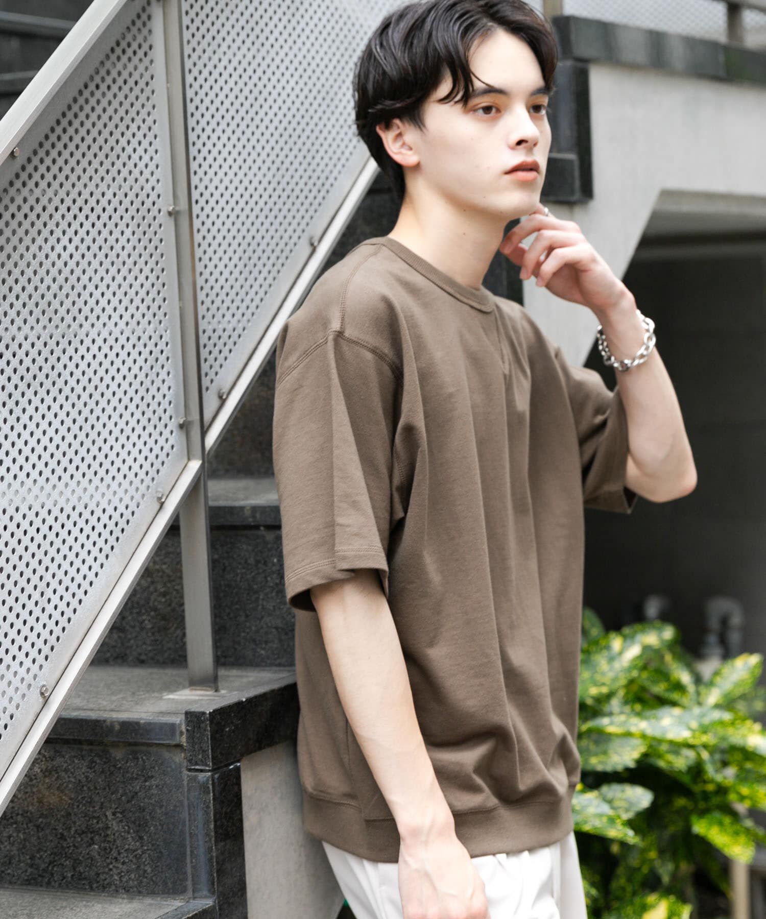 SENSE OF PLACE by URBAN RESEARCH「ライトスウェットショートスリーブTシャツ」|Tシャツ・カットソー|