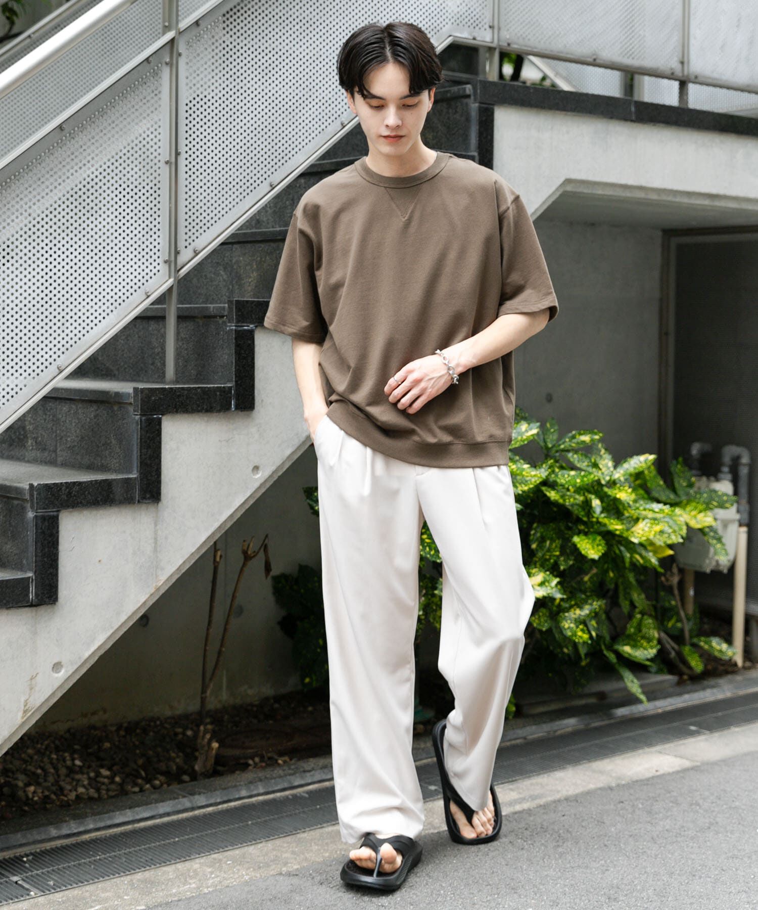 SENSE OF PLACE by URBAN RESEARCH「ライトスウェットショートスリーブTシャツ」|Tシャツ・カットソー|