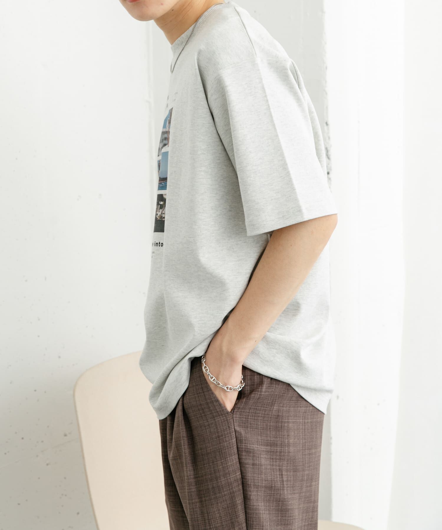 SENSE OF PLACE by URBAN RESEARCH「Cityscape photo Short-Sleeve T-shirts」|Tシャツ・カットソー|