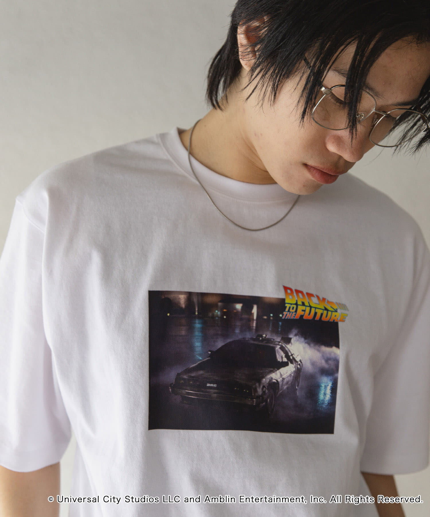 SENSE OF PLACE by URBAN RESEARCH「『別注』SENSE OF PLACE&times;BTTF クルーネックプリントTシャツ C」|Tシャツ・カットソー|