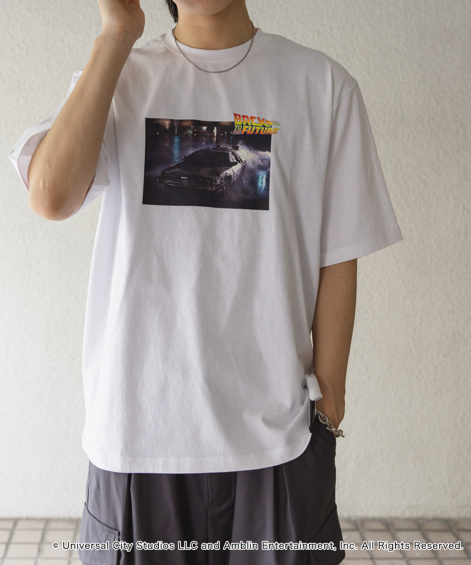 SENSE OF PLACE by URBAN RESEARCH「『別注』SENSE OF PLACE&times;BTTF クルーネックプリントTシャツ C」|Tシャツ・カットソー|